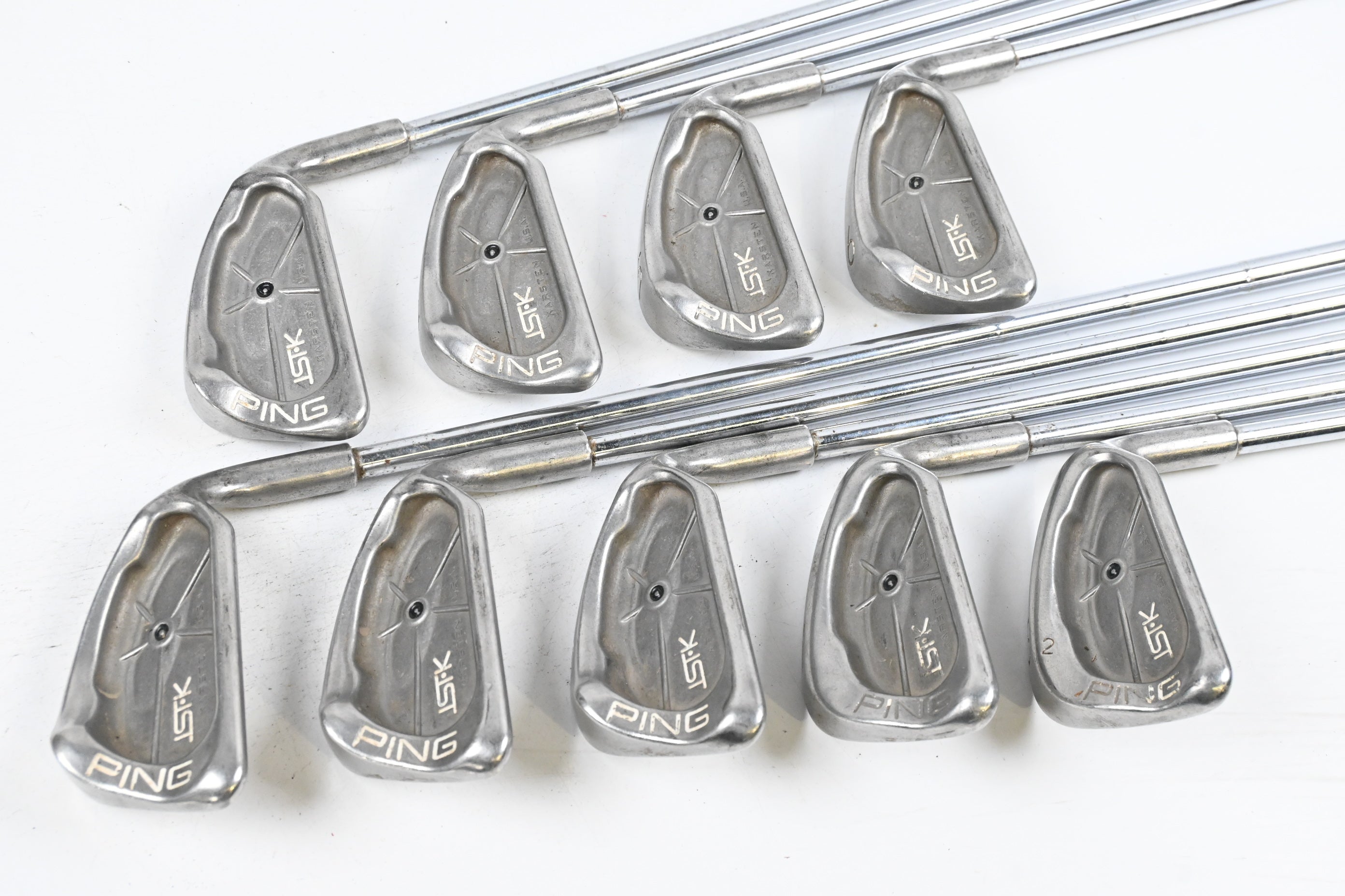 Ping ISI-K Irons / 3-PW+SW / Black Dot / Stiff Flex Ping Karsten JZ Steel Shafts
