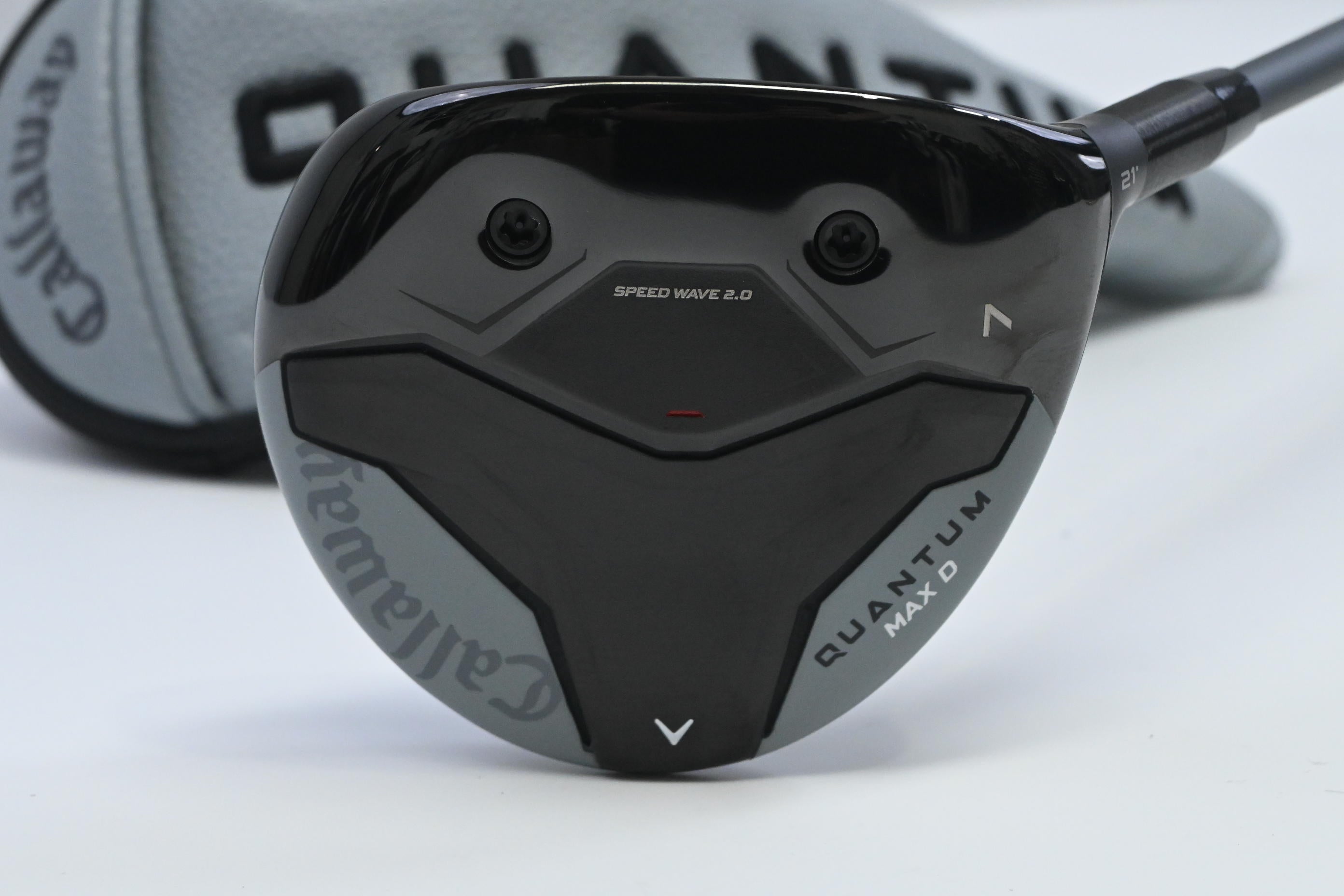 Callaway Quantum Max D #7 Wood / 21 Degree / Regular Flex Denali Frost White 60