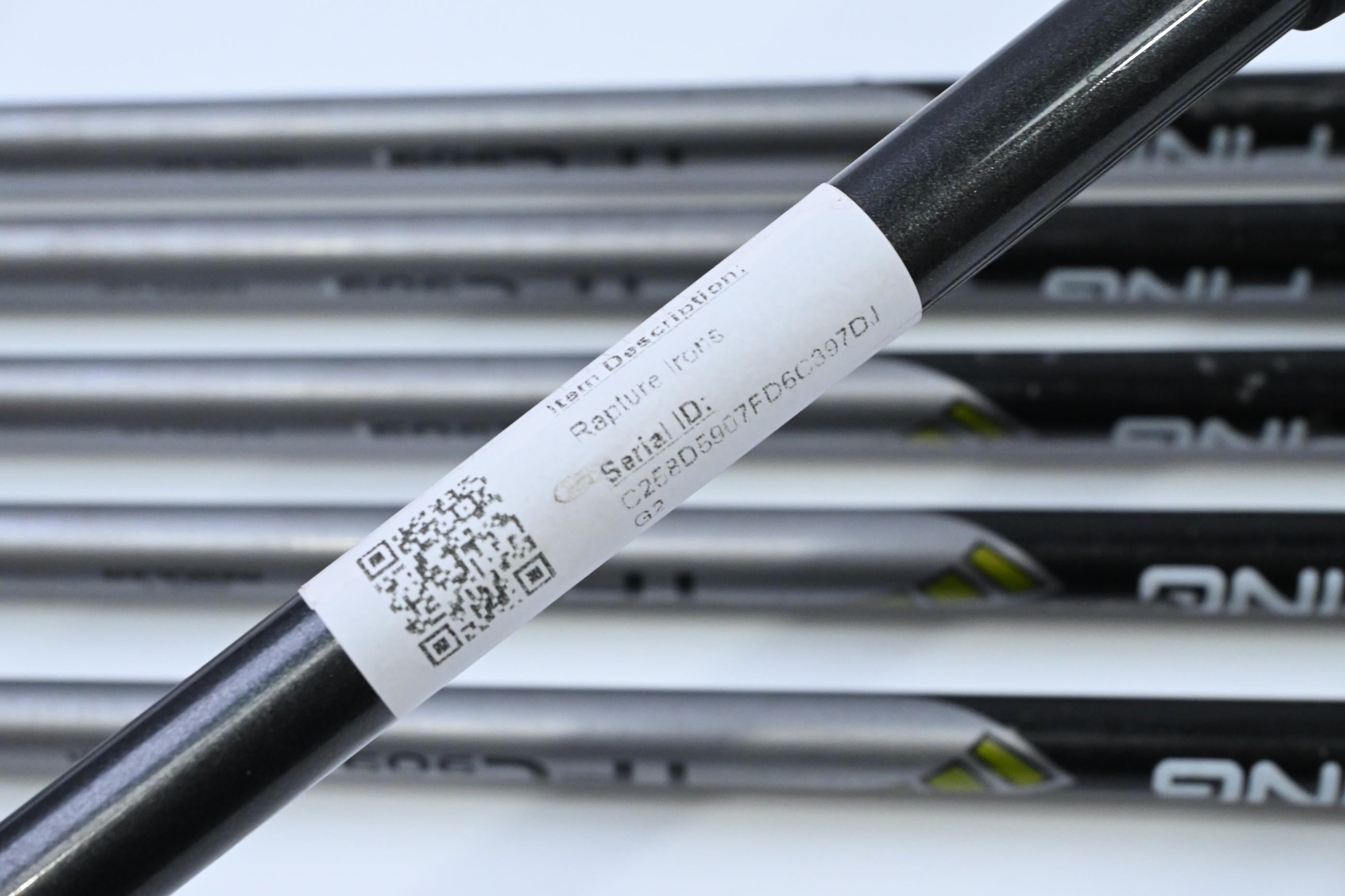 Ping Rapture Irons / 5-PW / Black Dot / Regular Flex Ping TFC 909 Shafts