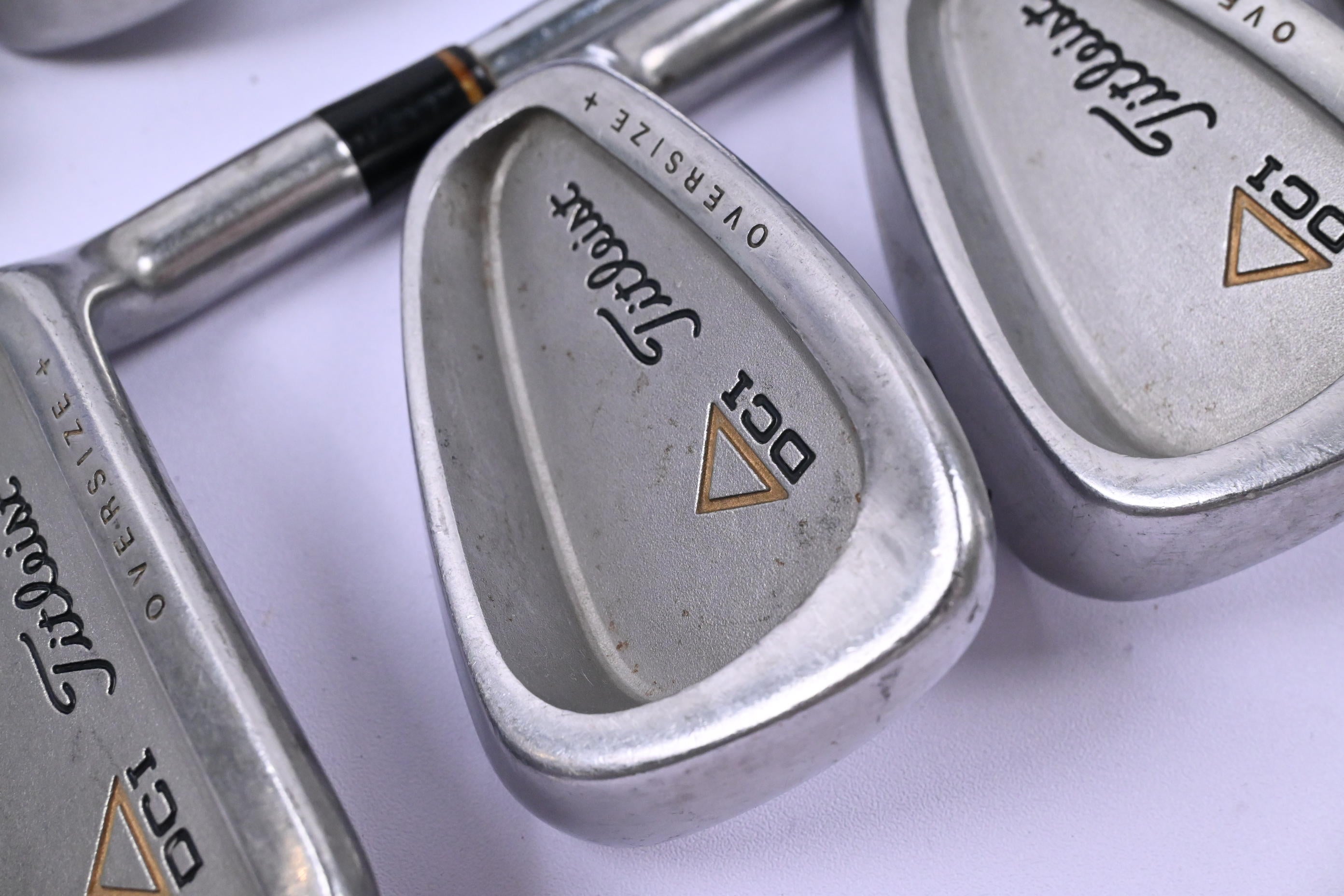 Titleist DCI Oversize+ Irons / 3-9i+SW / Regular Flex Titleist Tri-Spec Shafts