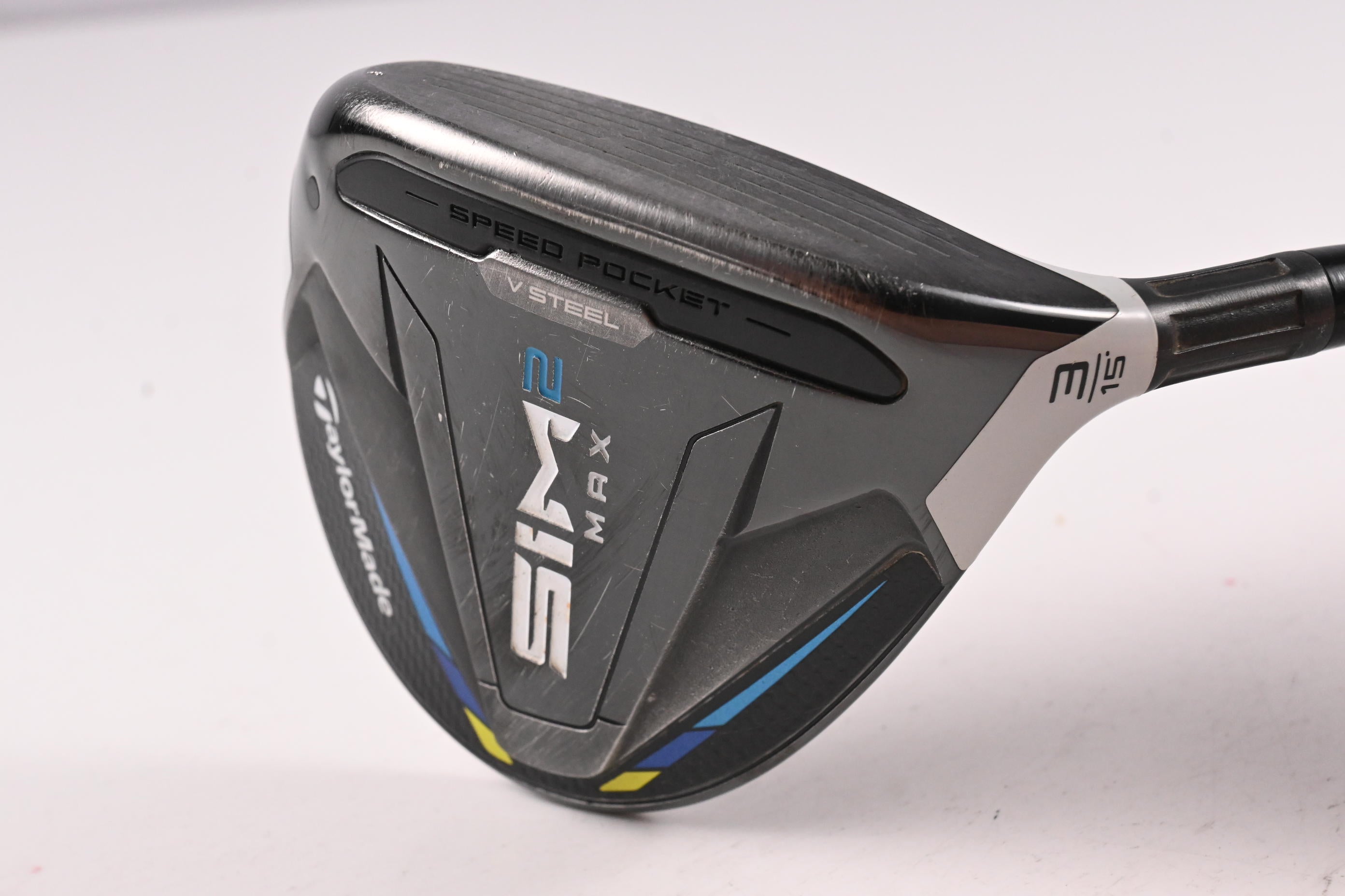 Taylormade SIM2 Max #3 Wood / 15 Degree / X-Flex HZRDUS RDX Smoke Black 60