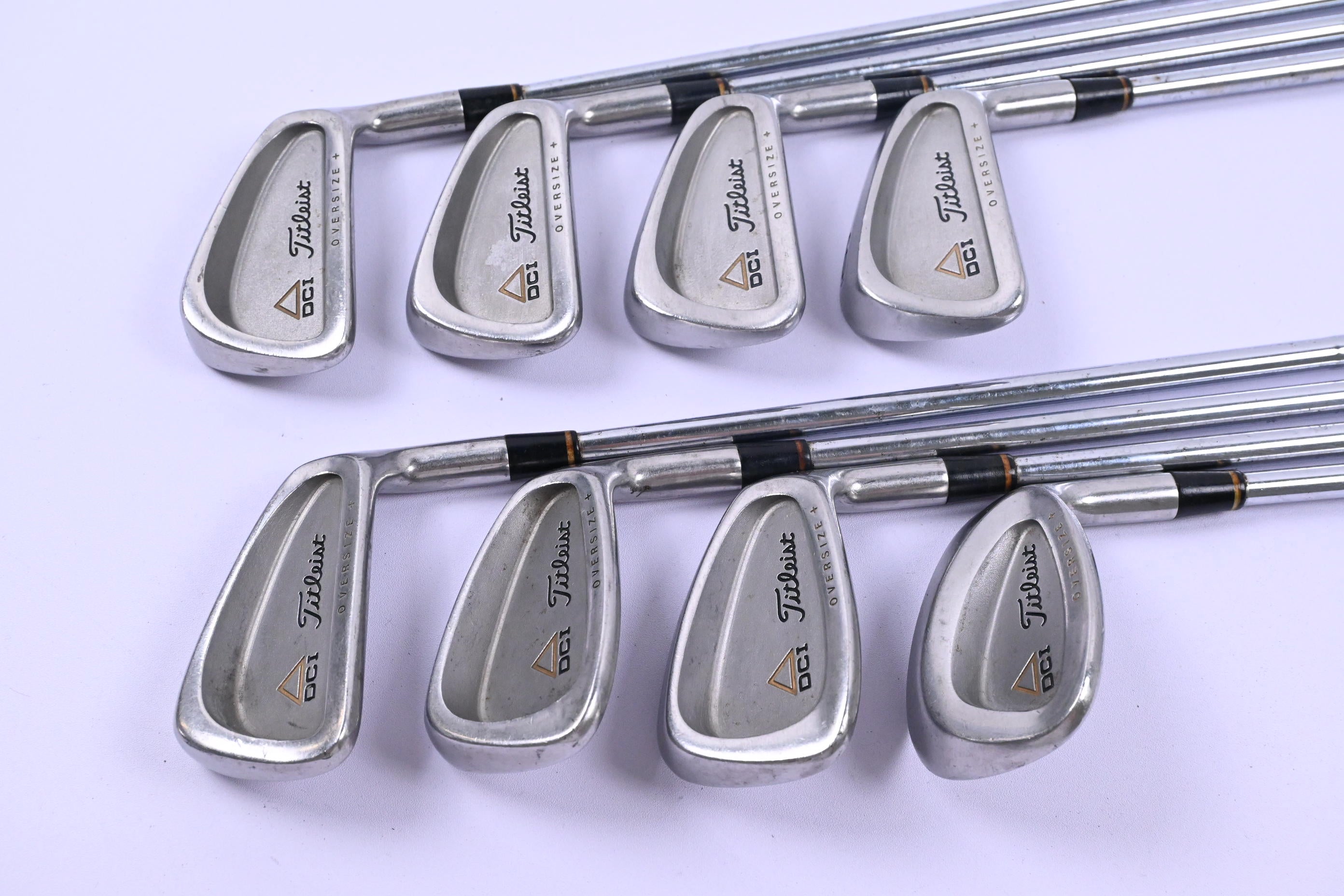 Titleist DCI Oversize+ Irons / 3-9i+SW / Regular Flex Titleist Tri-Spec Shafts
