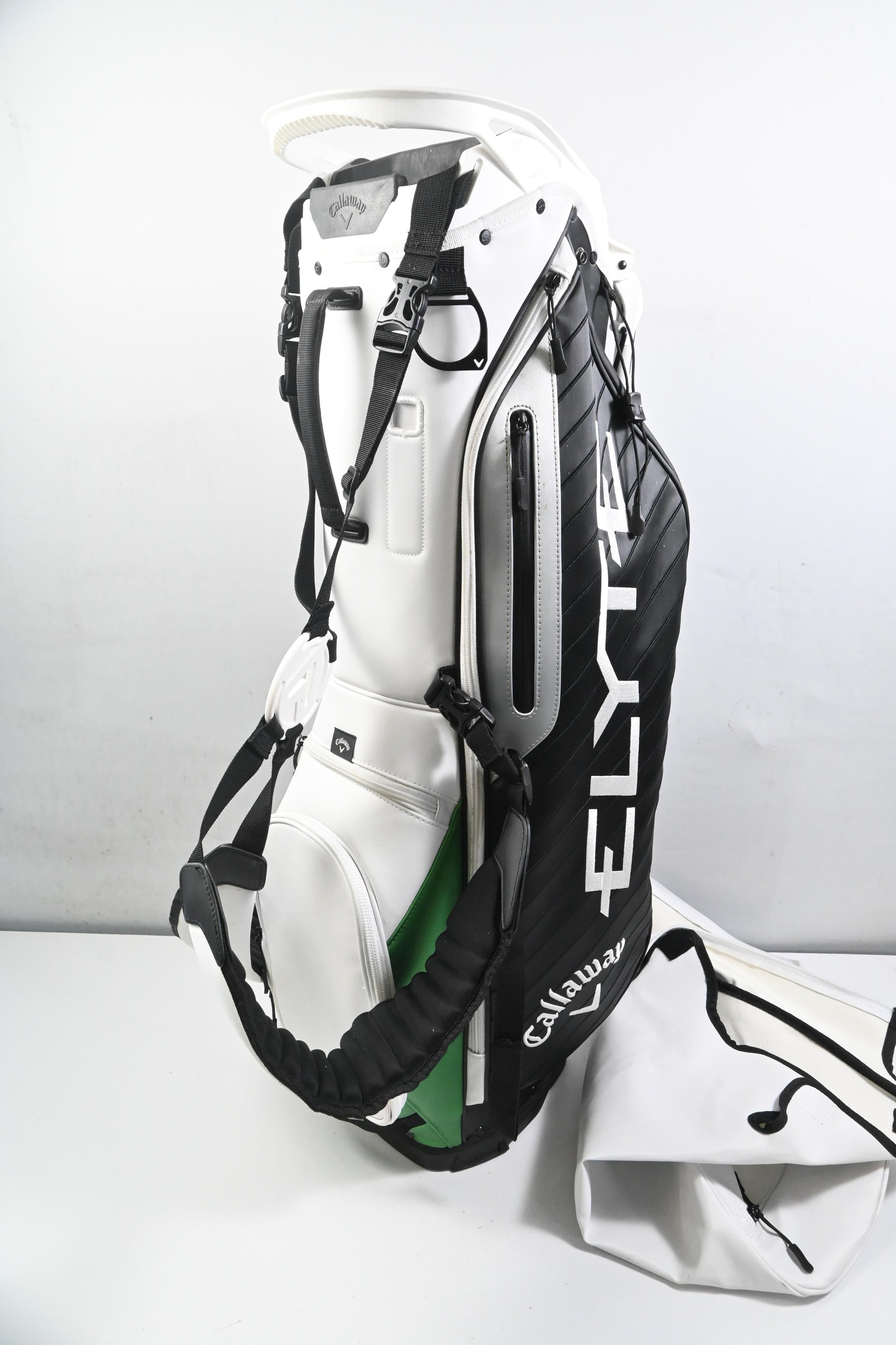 Callaway Elyte Stand Bag / 4-Way Divider / White, Black & Green