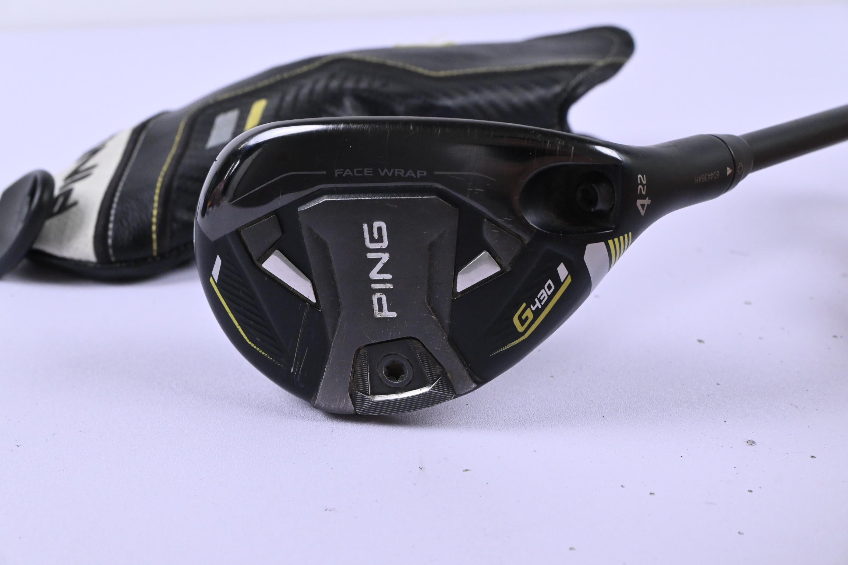 Ping G430 #4 Hybrid / 22 Degree / Stiff Flex Ping Alta CB Black 70 Shaft