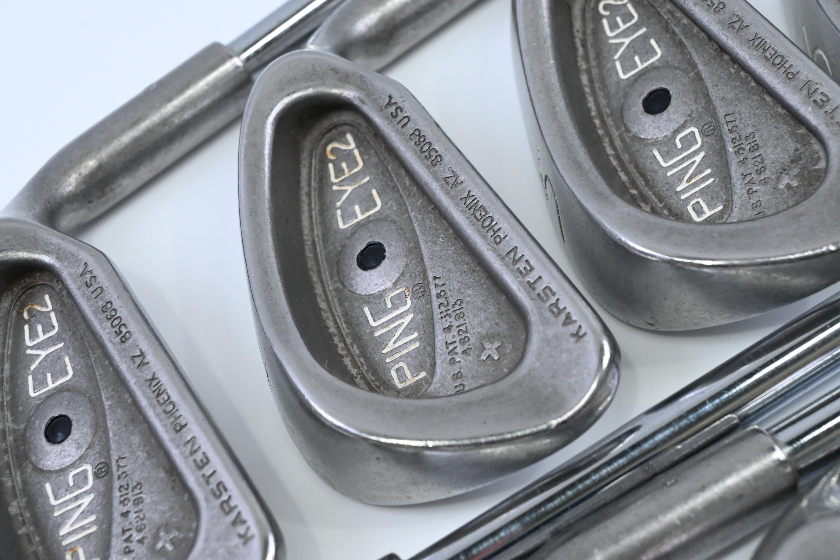Ping Eye 2+ Irons / 3-PW+SW / Black Dot / Stiff Flex Ping KT Shafts