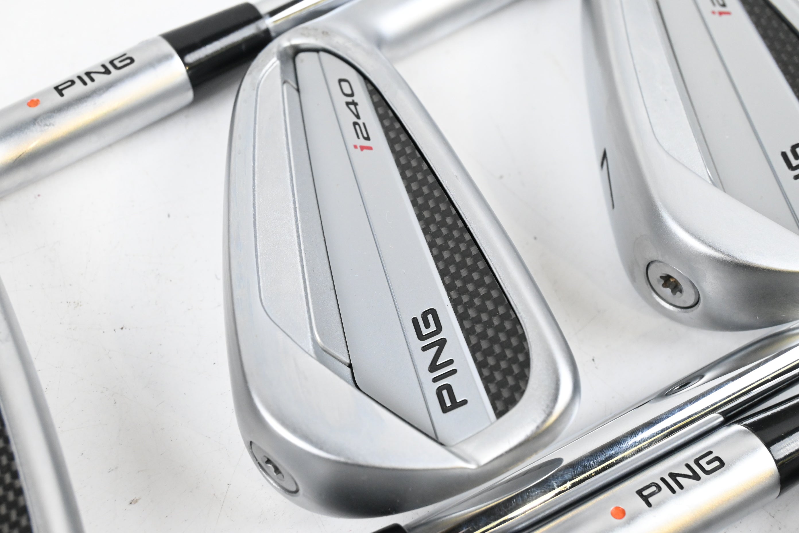 Ping I240 Irons / 5-PW / Orange Dot / Stiff Flex N.S.PRO Modus3 Tour 115 Shafts