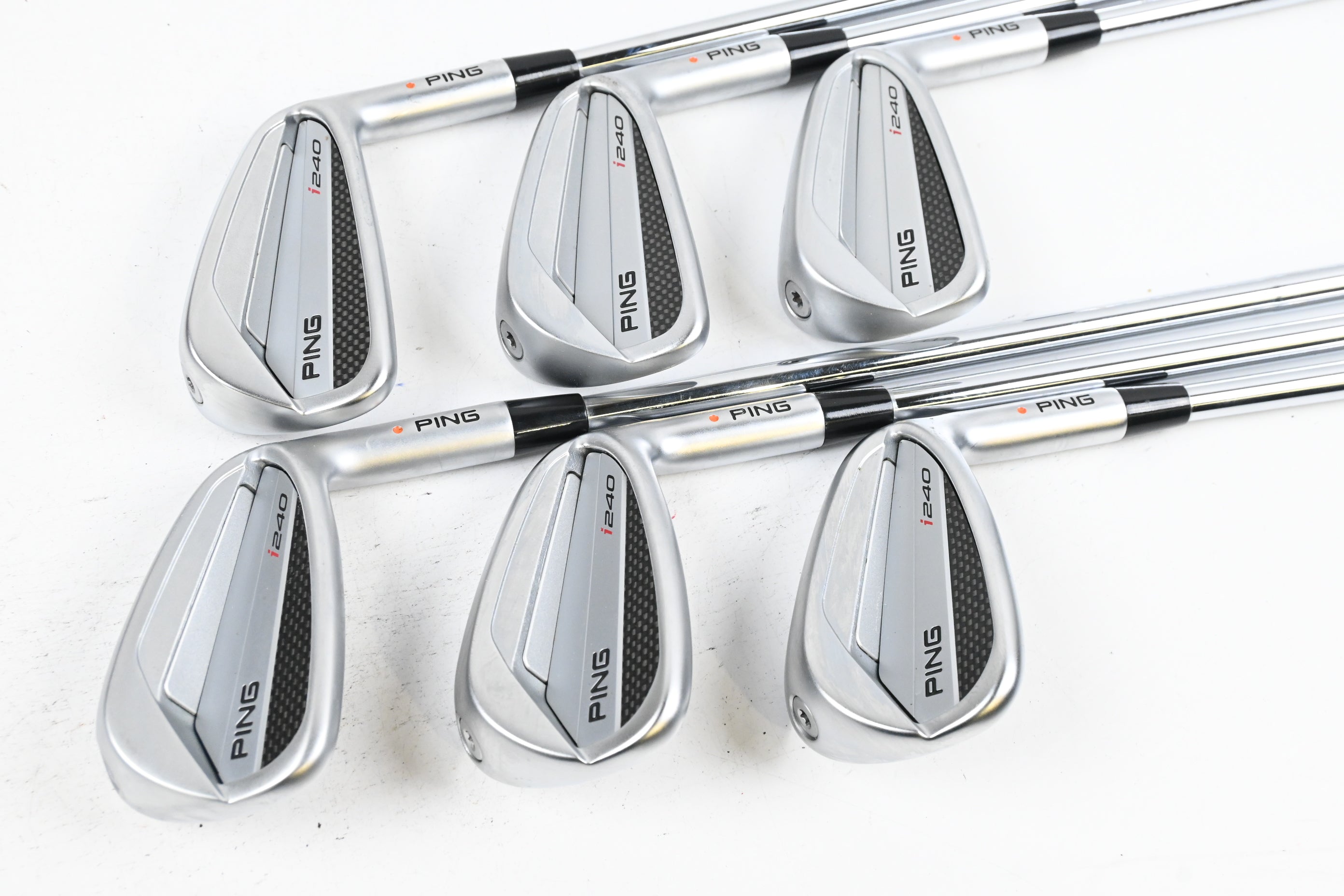 Ping I240 Irons / 5-PW / Orange Dot / Stiff Flex N.S.PRO Modus3 Tour 115 Shafts