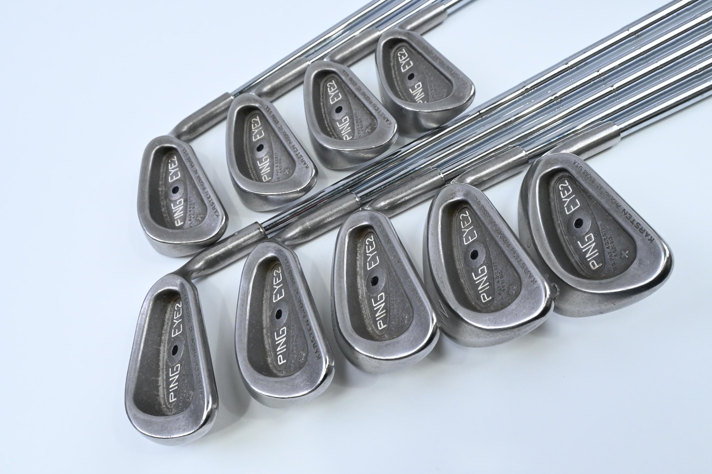 Ping Eye 2+ Irons / 3-PW+SW / Black Dot / Stiff Flex Ping KT Shafts