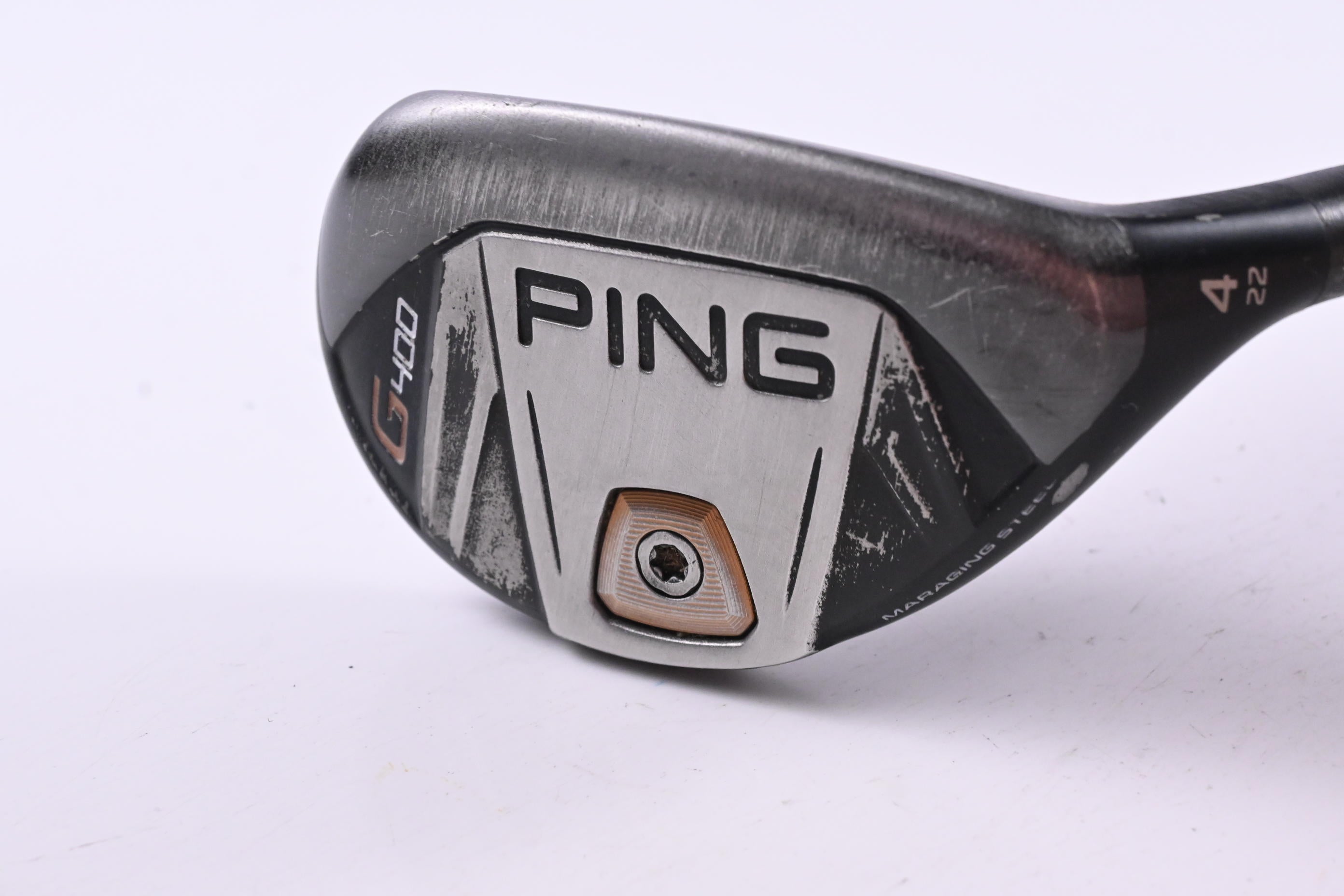 Ping G400 #4 Hybrid / 22 Degree / Regular Flex Ping Alta CB 70 Shaft