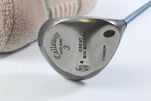 Ladies Callaway Big Bertha Warbird #3 Wood / 15.5 Degree / Ladies Flex Graphite