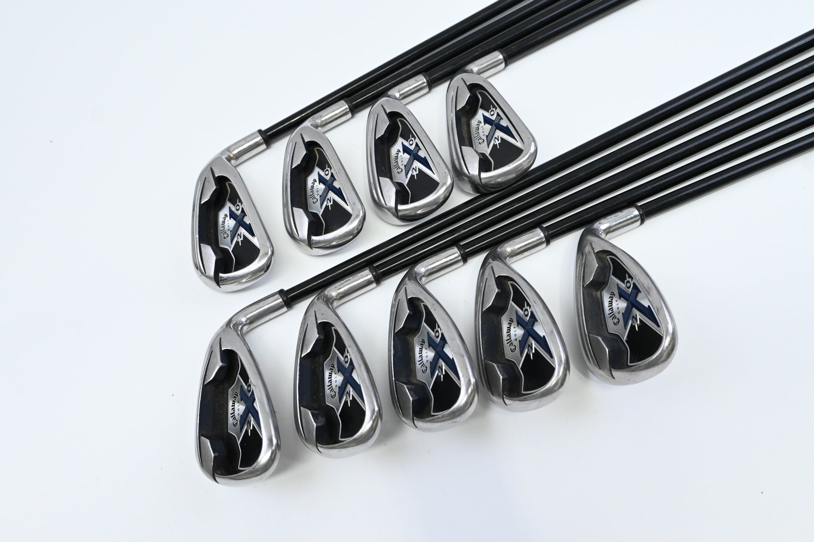 Callaway X-20 Irons / 4-PW+AW+SW / Regular Flex Callaway X 75 Shafts