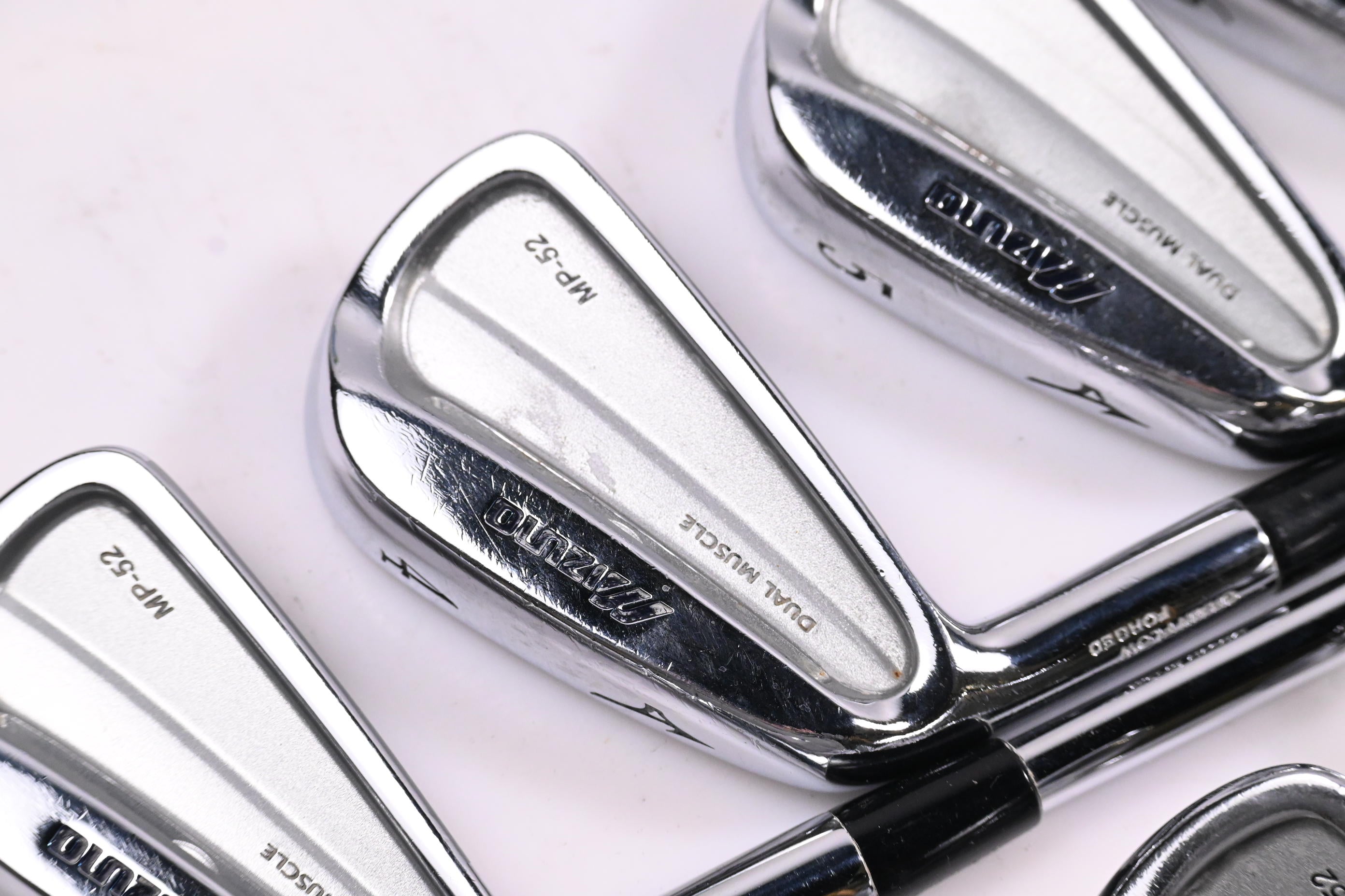 Left Hand Mizuno MP-52 Irons / 3-PW / Regular Flex Project X Shafts