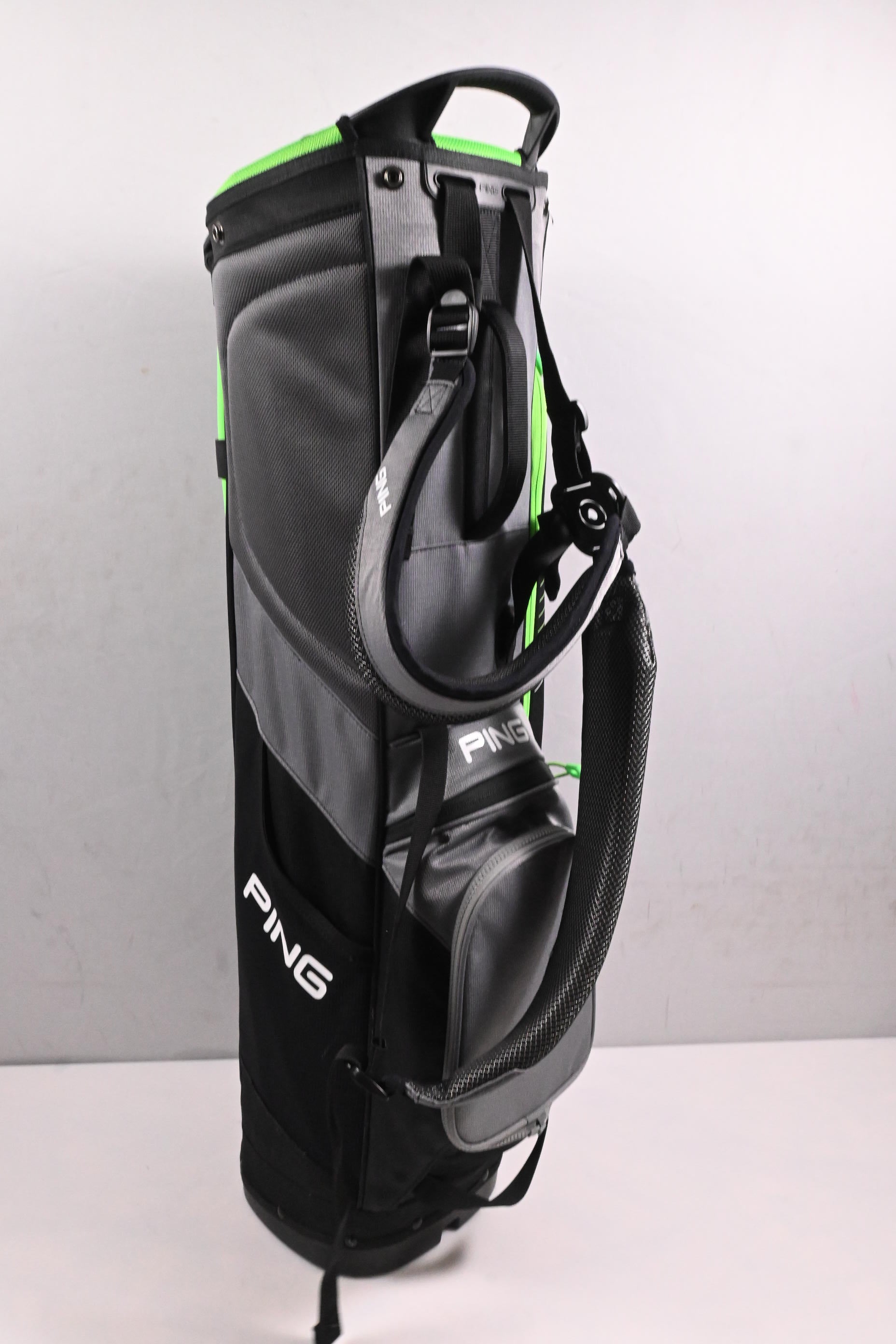 Ping Prodi G Hoofer Stand Bag / 4-Way Divider / Black, Grey, Green