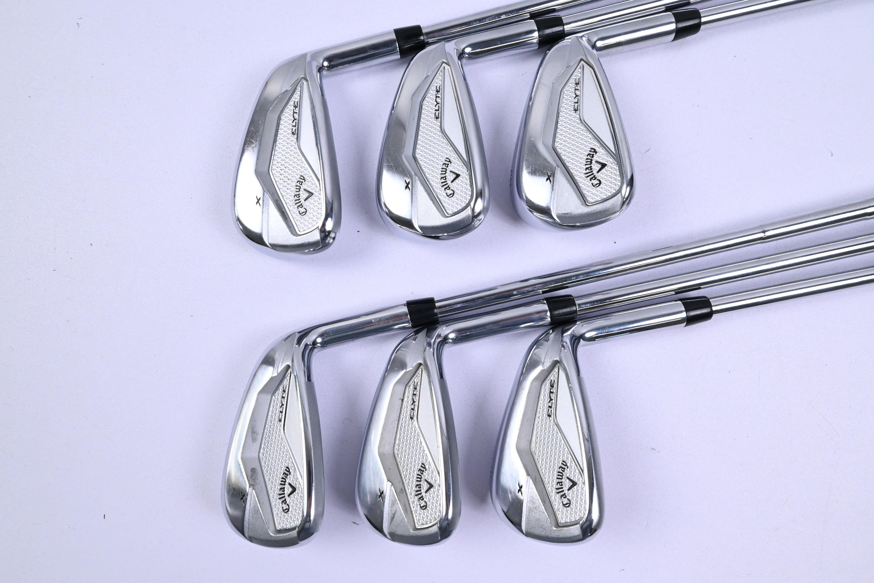 Callaway Elyte X Irons / 7-PW+AW+GW / Regular Flex Dynamic Gold Mid 90 Shafts