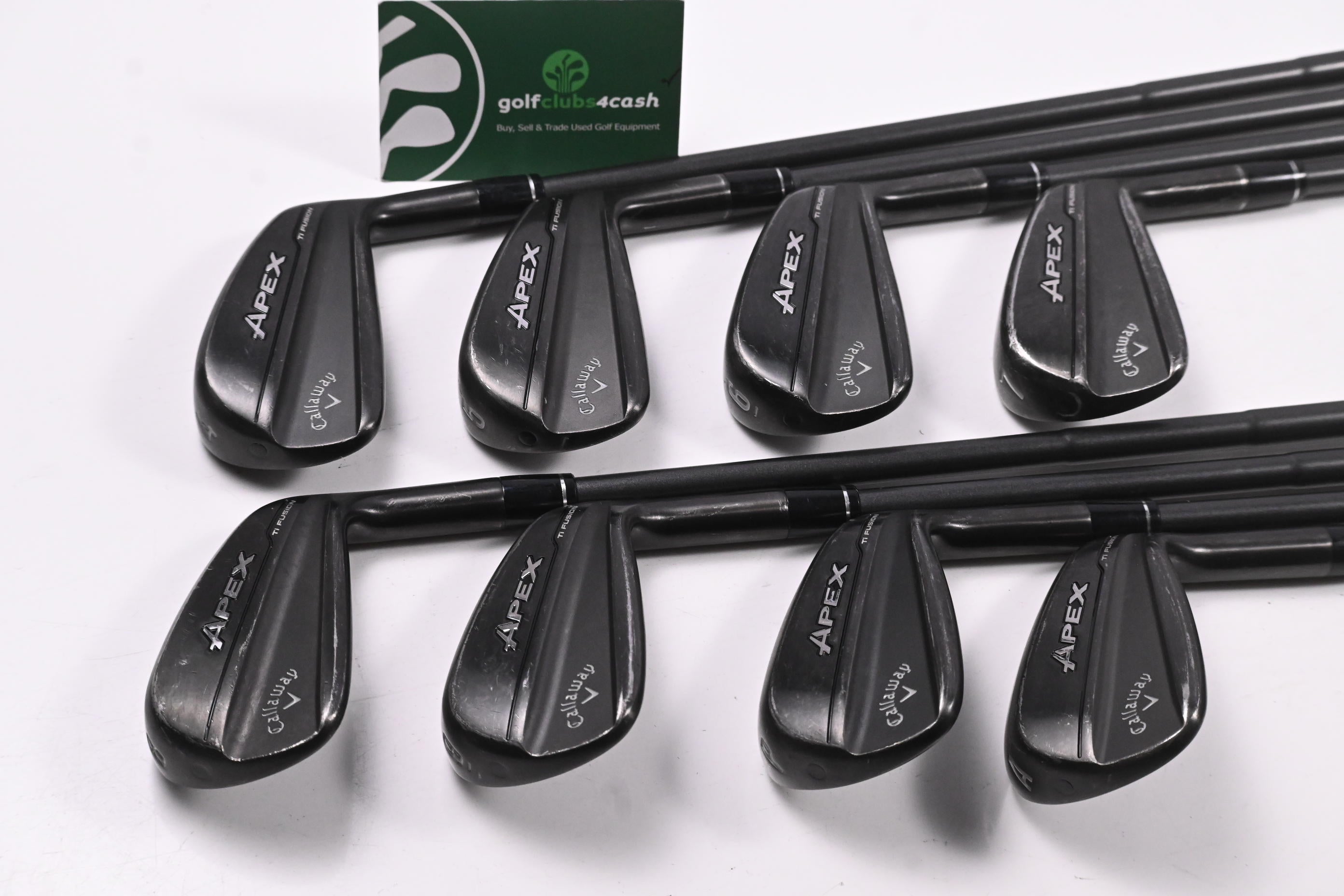 Callaway Apex Ti Fusion Irons / 4-PW+GW / Stiff Flex Dynamic Gold Mid S300 100