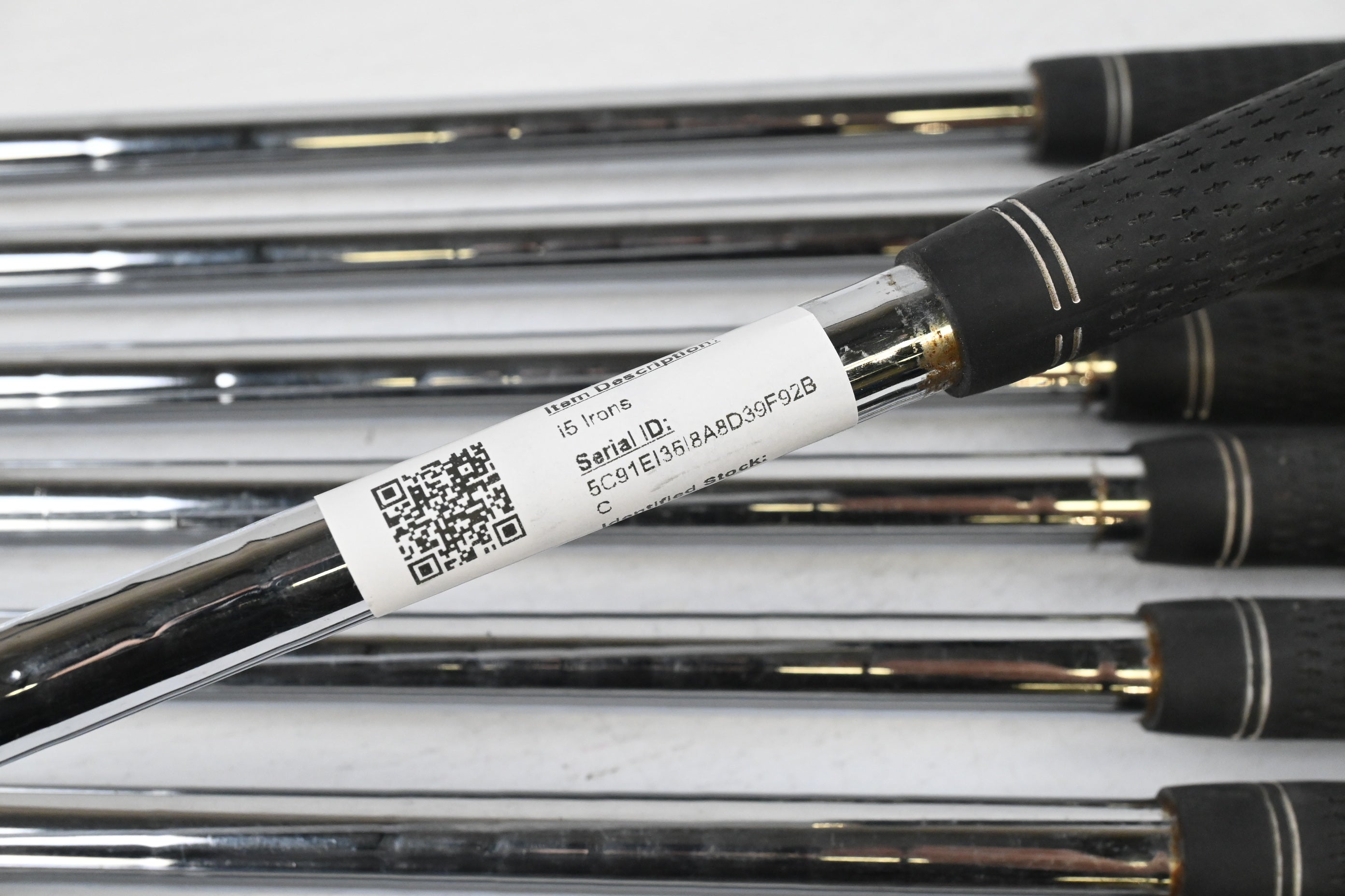 Ping i5 Irons / 3-PW / Green Dot / Stiff Flex Steel Shafts