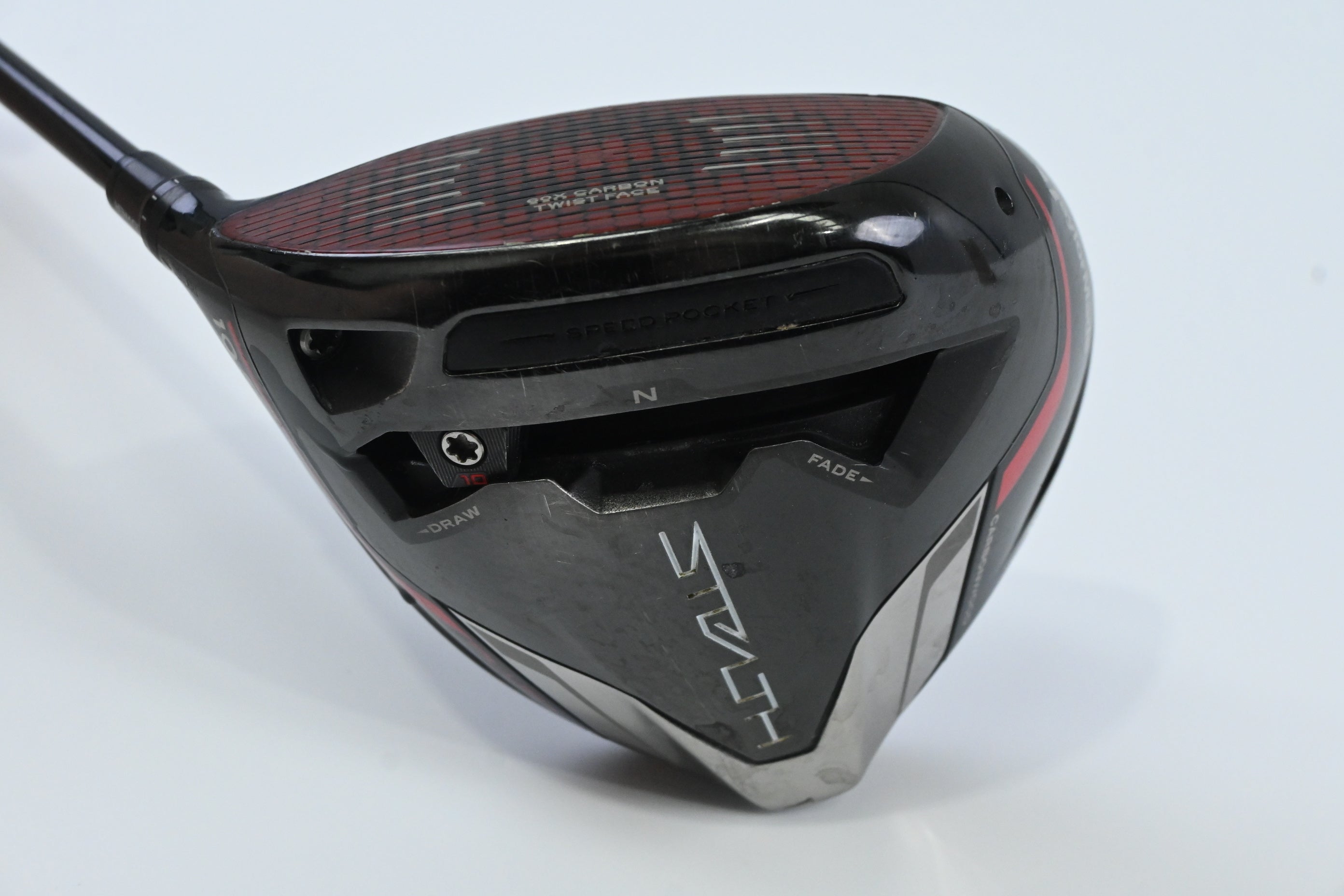 Left Hand Taylormade Stealth Plus Driver / 10.5 Degree / X-Flex Kai'li White 60