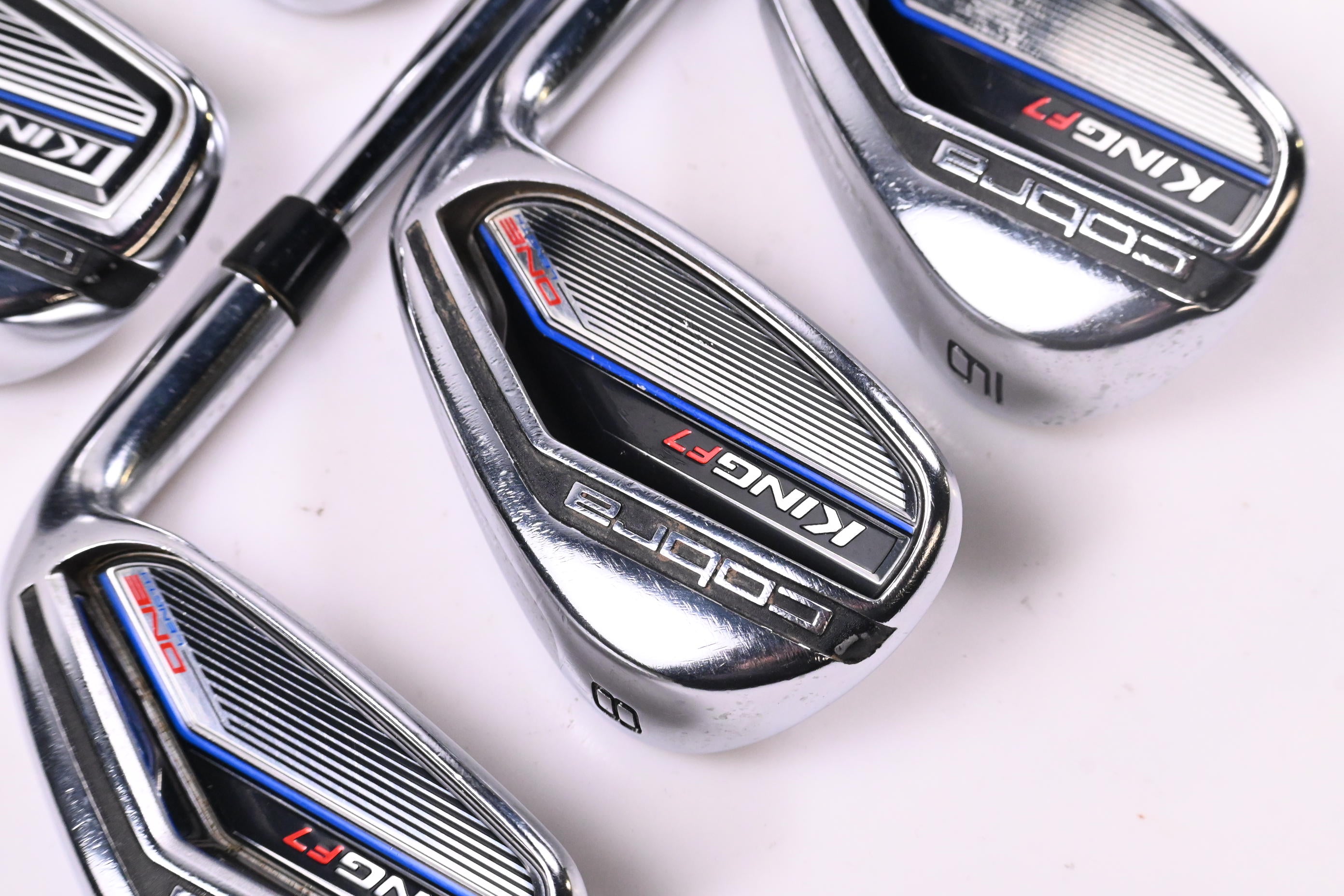 Cobra King F7 One Length Irons / 5-9i / Regular Flex Cobra Shafts