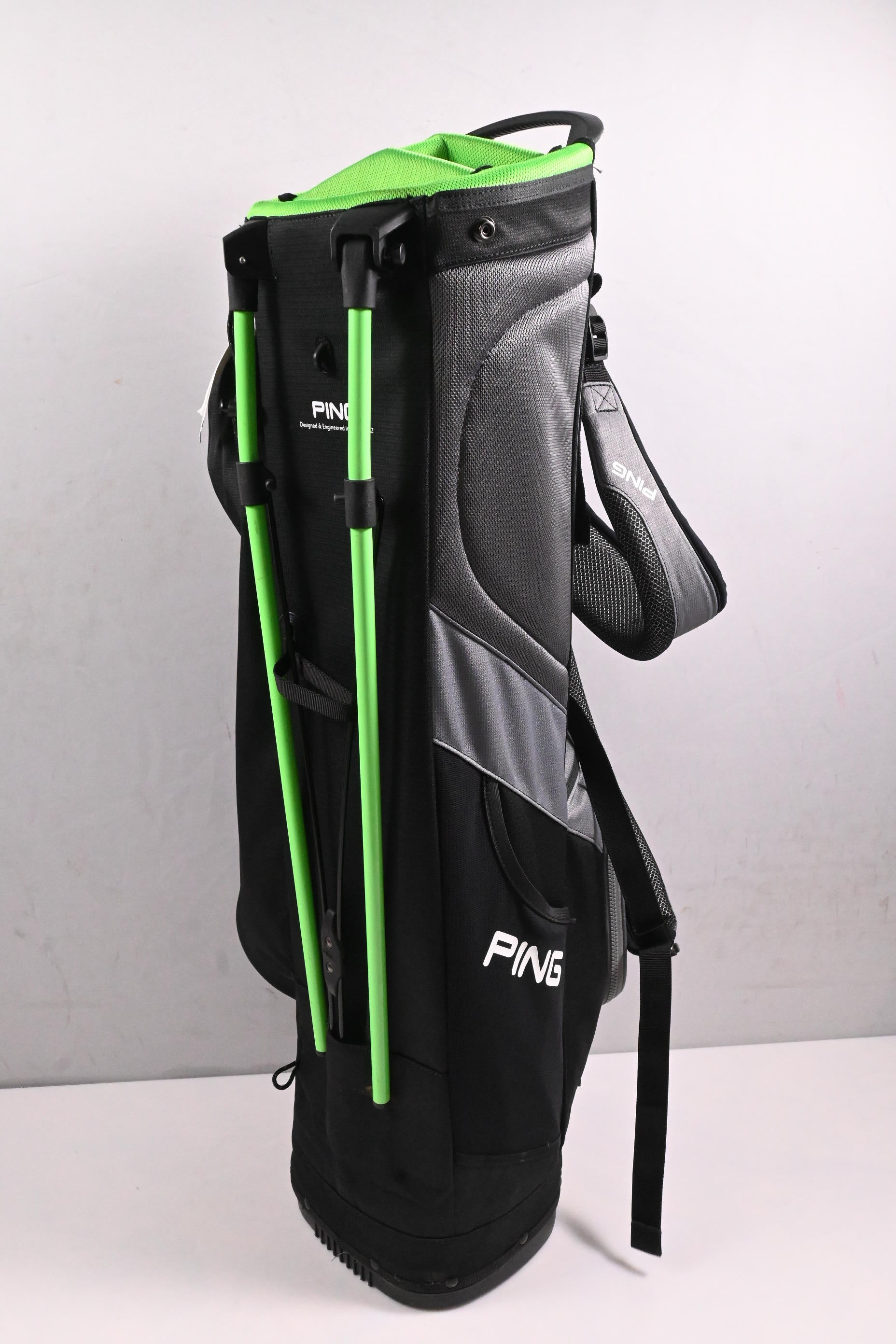 Ping Prodi G Hoofer Stand Bag / 4-Way Divider / Black, Grey, Green