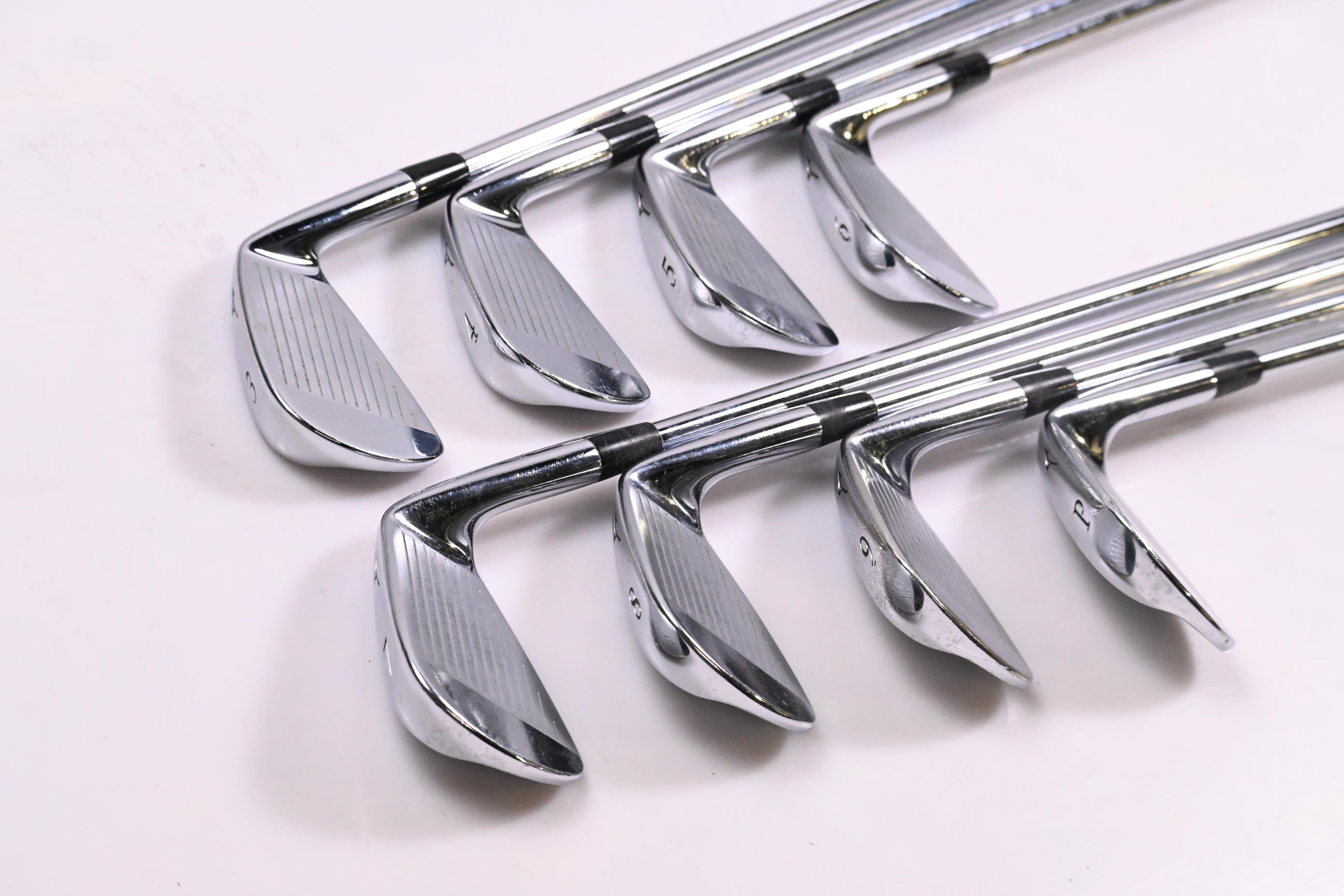 Left Hand Mizuno MP-52 Irons / 3-PW / Regular Flex Project X Shafts