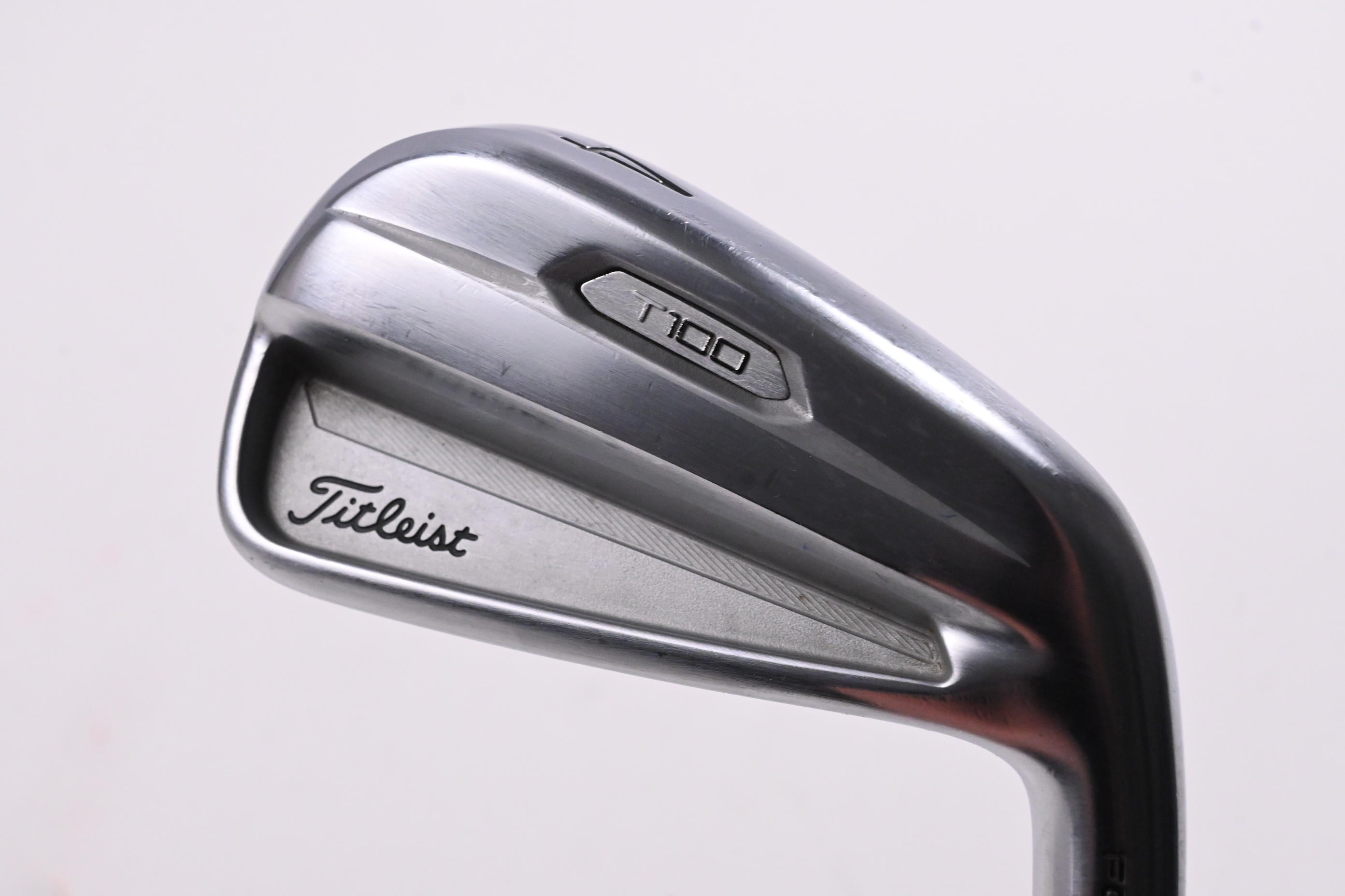 Titleist T100 2021 #4 Iron / 24 Degree / Stiff Flex AMT Tour White S300 Shaft