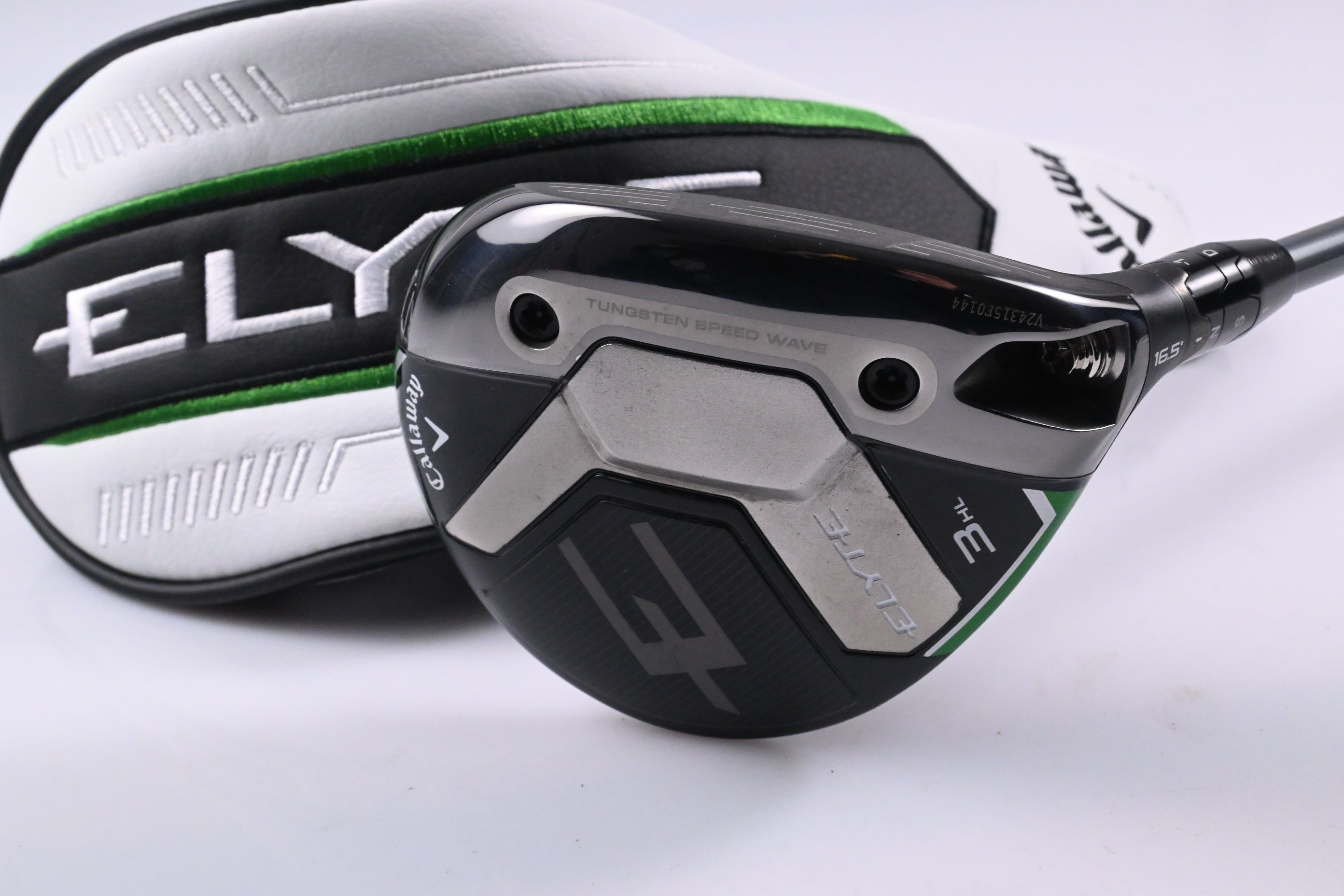 Callaway Elyte HL #3 Wood / 16.5 Degree / Stiff Flex Denali Charcoal 60 Shaft