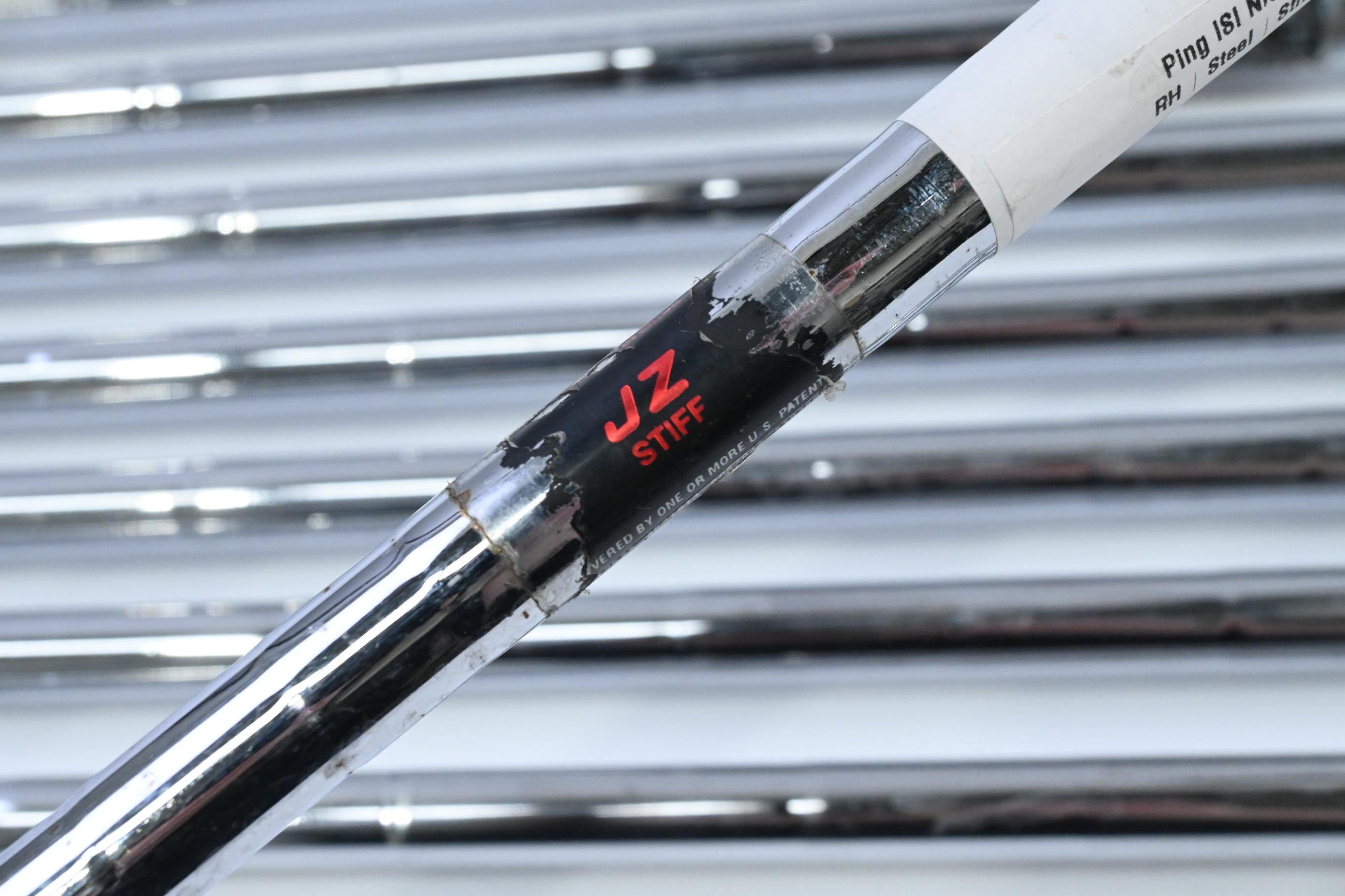 Ping ISI Nickel Irons / 3-PW+SW / Black Dot / Stiff Flex Ping JZ Cushin Shafts