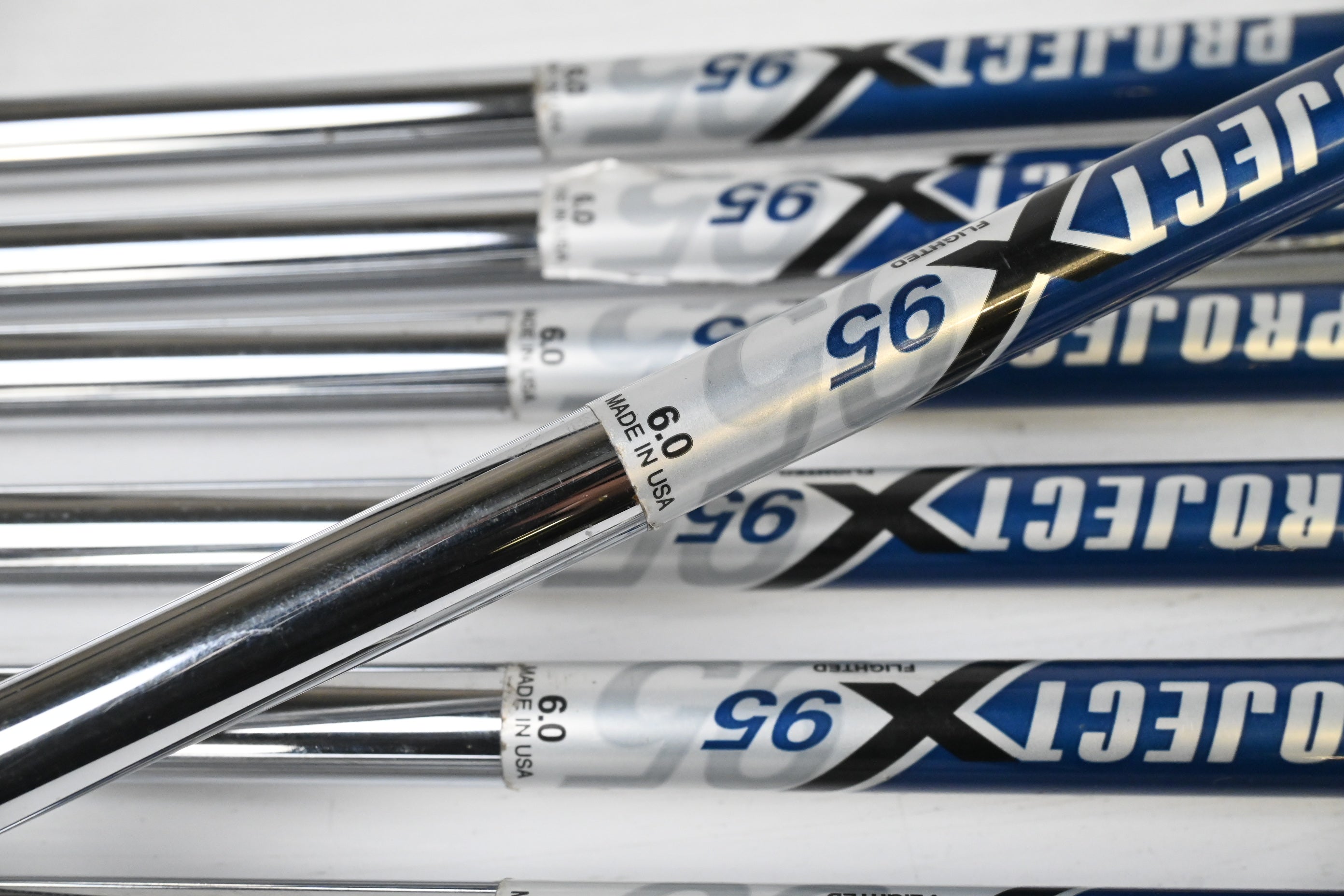 Callaway X Hot Pro Irons / 4-PW / Stiff Flex Project X Flighted 95 Shafts