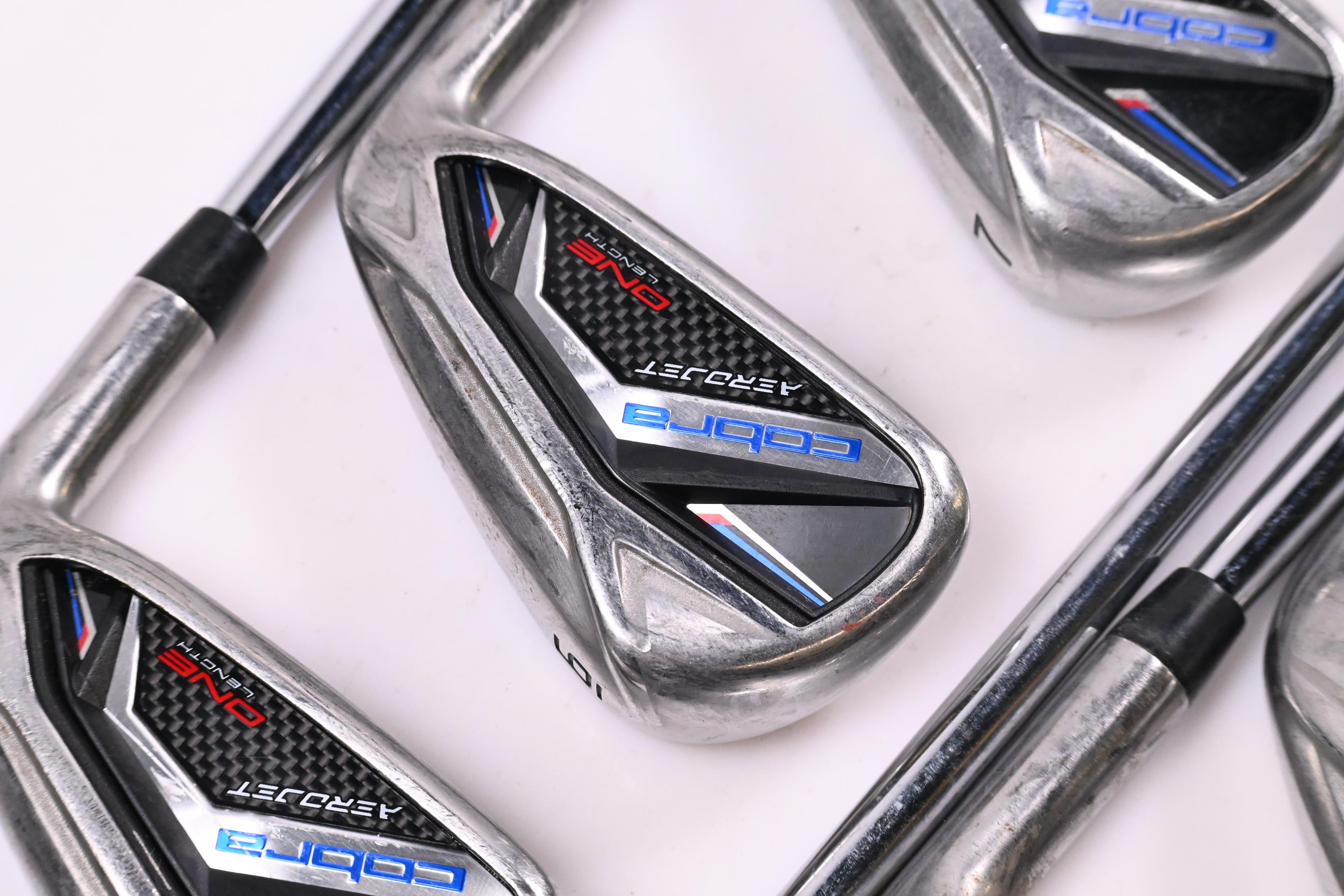 Cobra Aerojet One Length Irons / 5-PW+GW / Regular Flex KBS Tour Lite Shafts