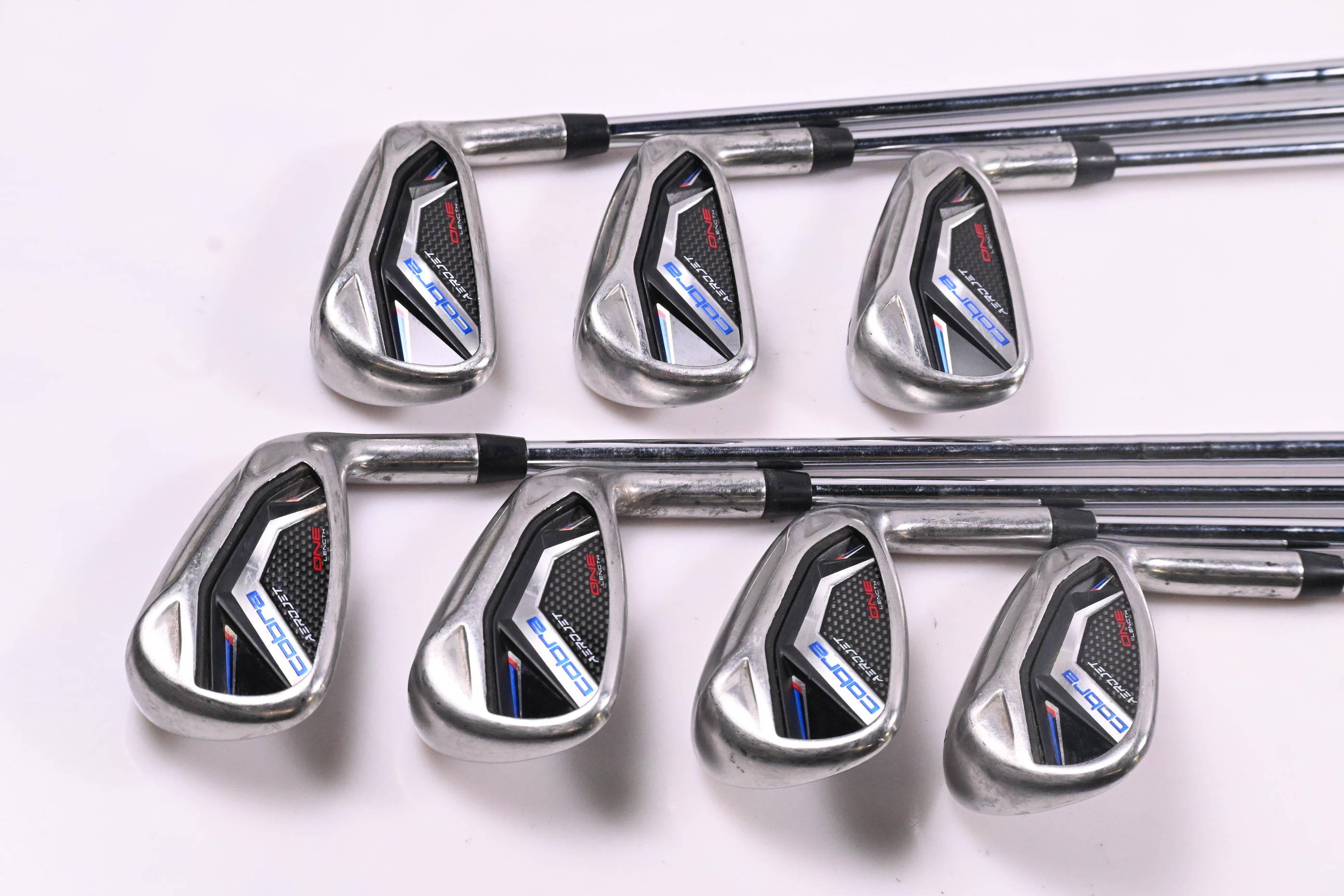 Cobra Aerojet One Length Irons / 5-PW+GW / Regular Flex KBS Tour Lite Shafts