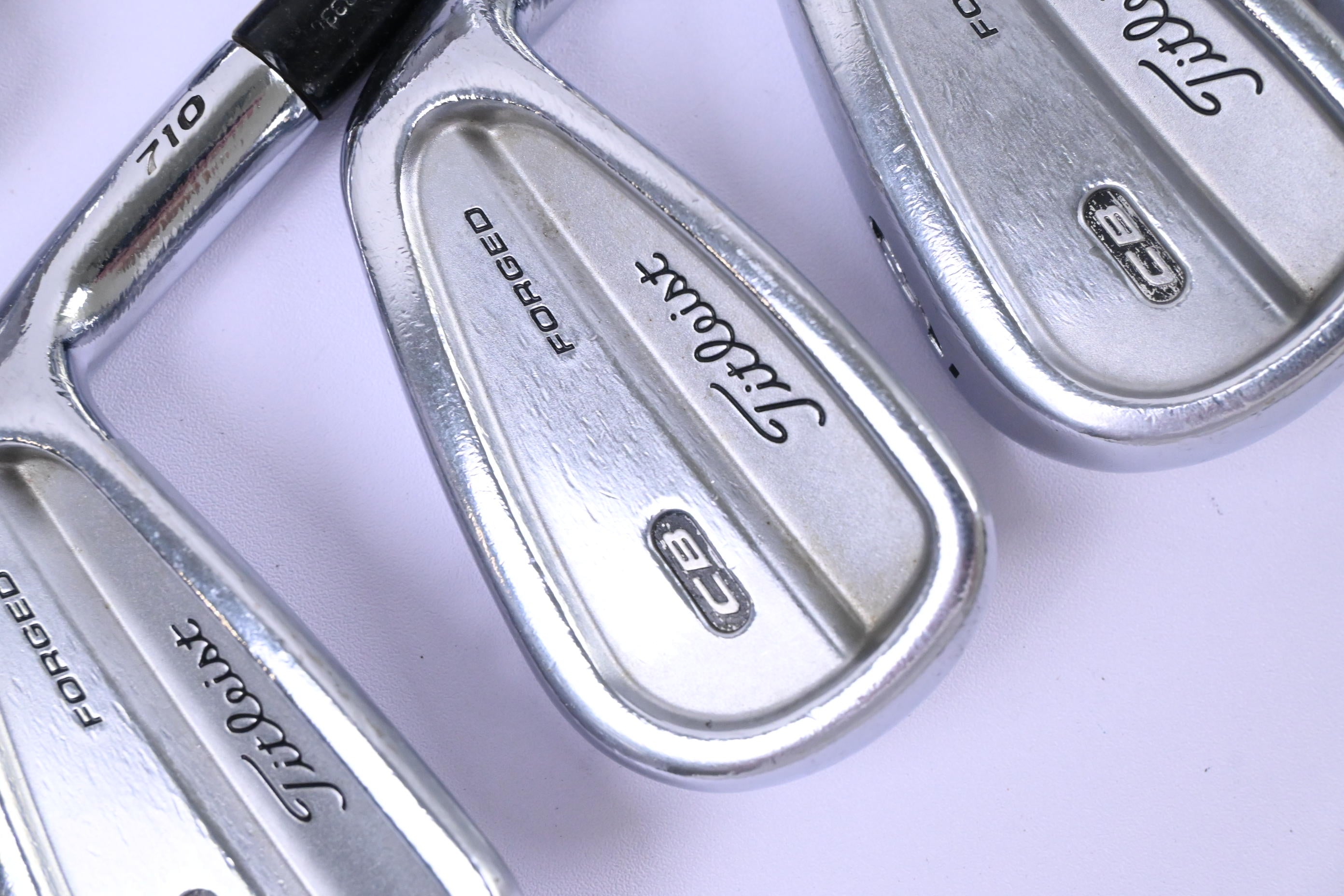 Titleist CB 710 Irons / 3-PW / Stiff Flex Steel Shafts