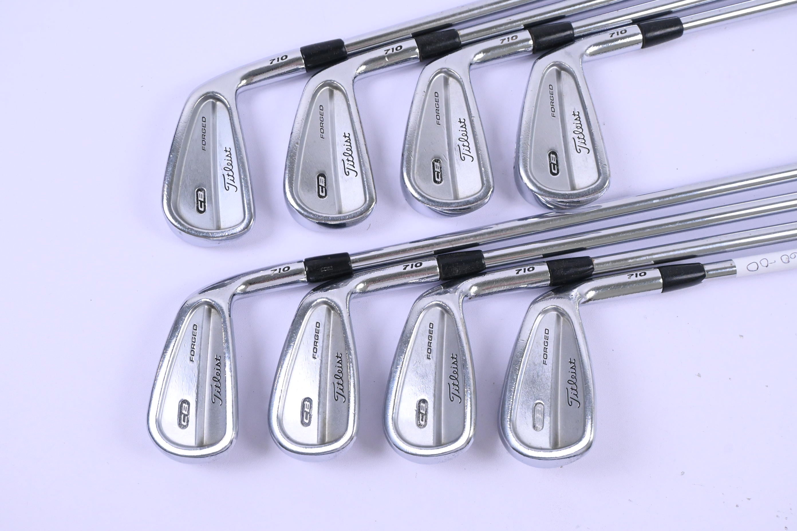 Titleist CB 710 Irons / 3-PW / Stiff Flex Steel Shafts