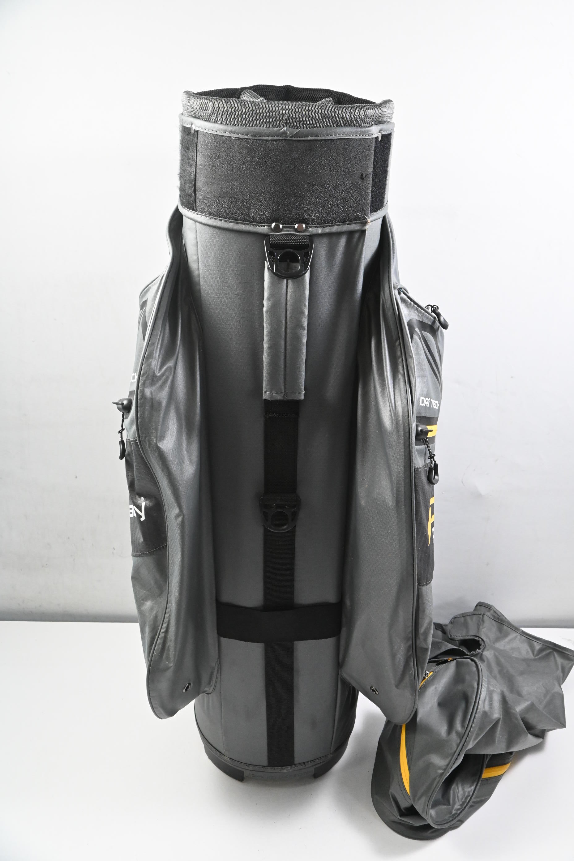 Powakaddy Dri Tech Cart Bag / 14-Way Divider / Grey, Yellow
