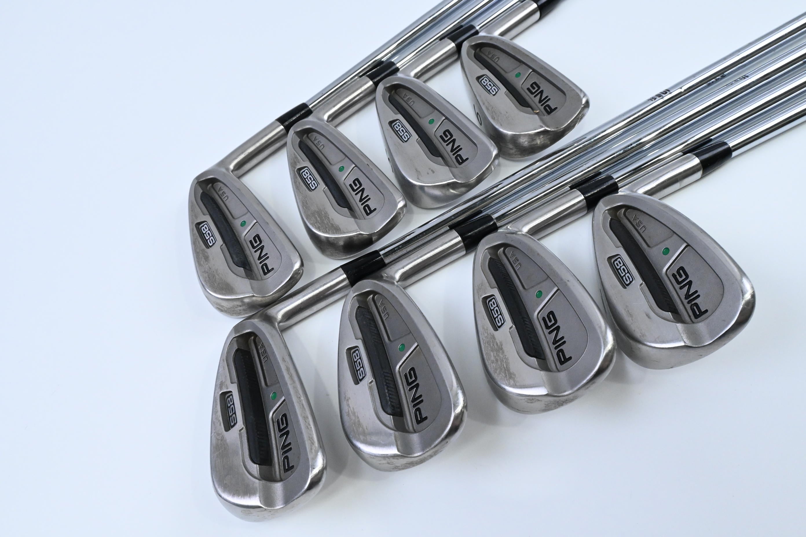 Ping S58 Irons / 3-PW / Green Dot / Regular Flex Ping Shafts