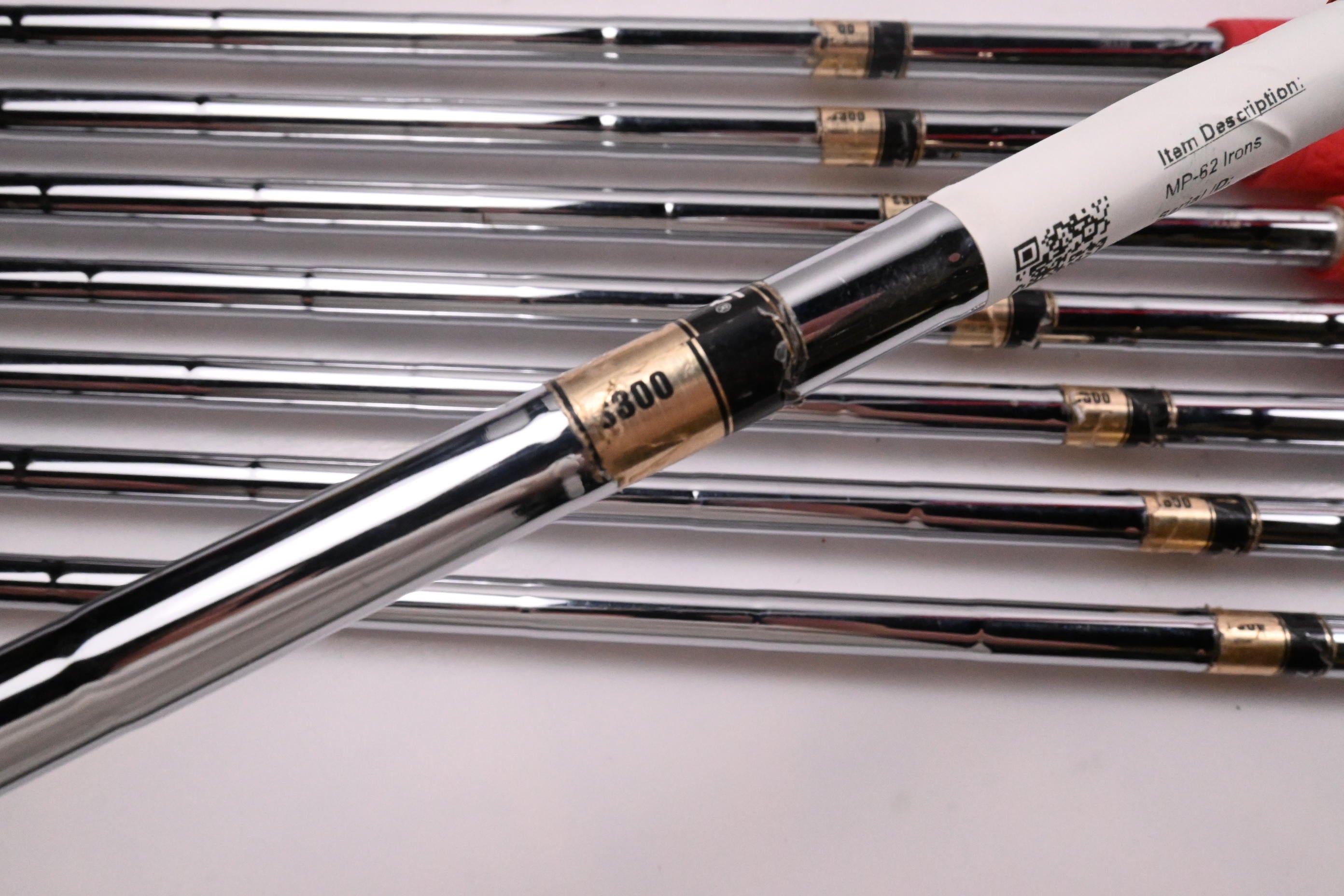 Mizuno MP-62 Irons / 3-PW / Stiff Flex Dynamic Gold S300 Shafts