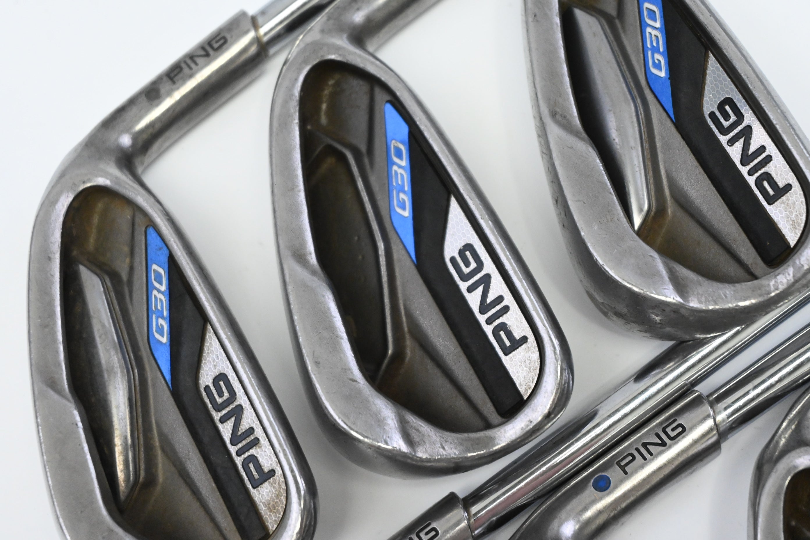 Ping G30 Irons / 5-PW / Black Dot / Regular Flex Ping CFS Distance Shafts