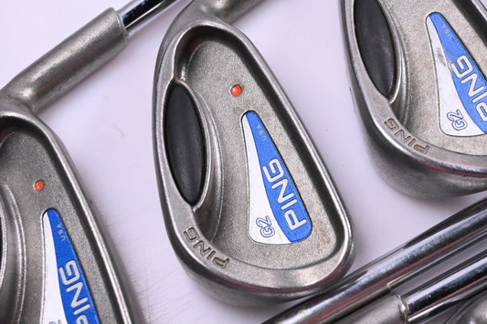 Ping G2 Irons / 3-PW+SW / Orange Dot / Stiff Flex Ping AWT Shafts