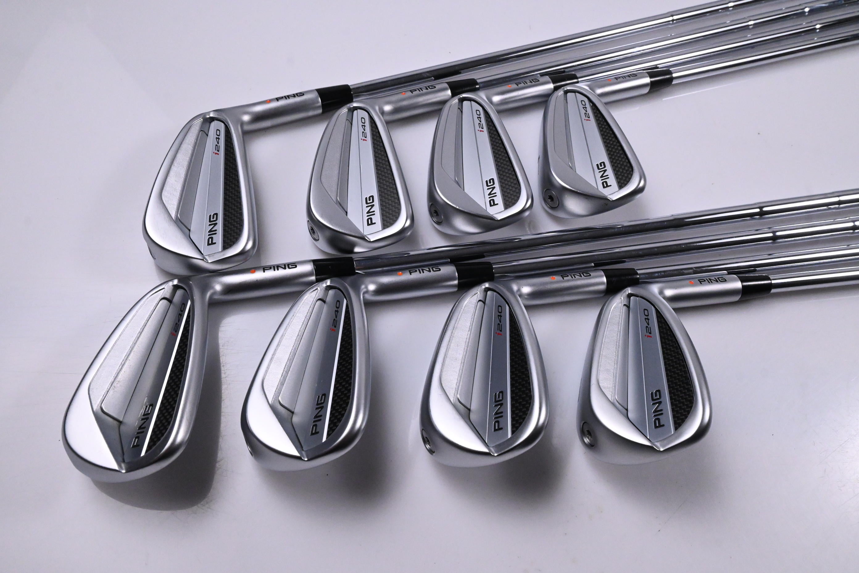 Ping I240 Irons / 4-PW+GW / Orange Dot / Regular Flex Dynamic Gold Mid 100 R300