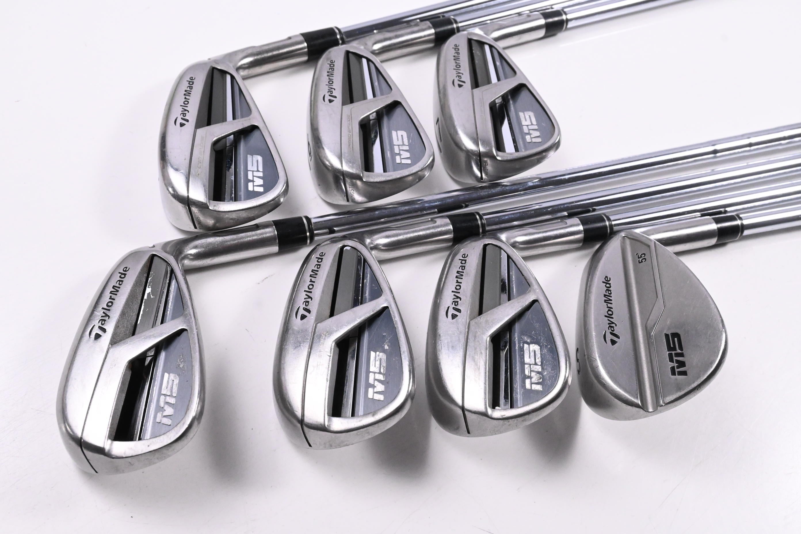Taylormade M5 Irons / 5-PW+SW / Stiff Flex N.S.Pro 850GH Shafts