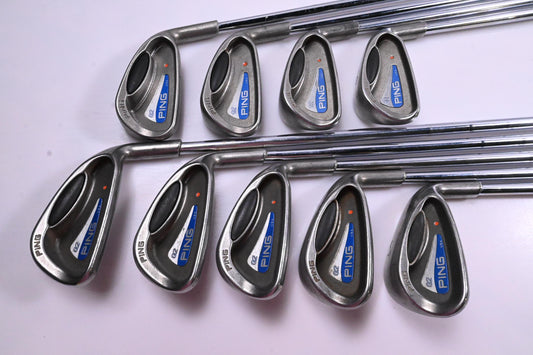 Ping G2 Irons / 3-PW+SW / Orange Dot / Stiff Flex Ping AWT Shafts