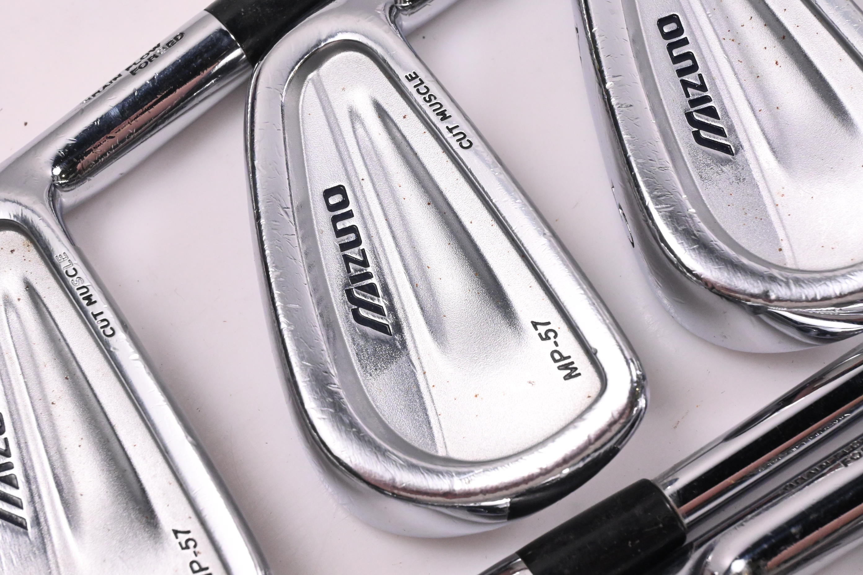 Mizuno MP-57 Irons / 3-PW / Stiff Flex Dynamic Gold S300 Shafts