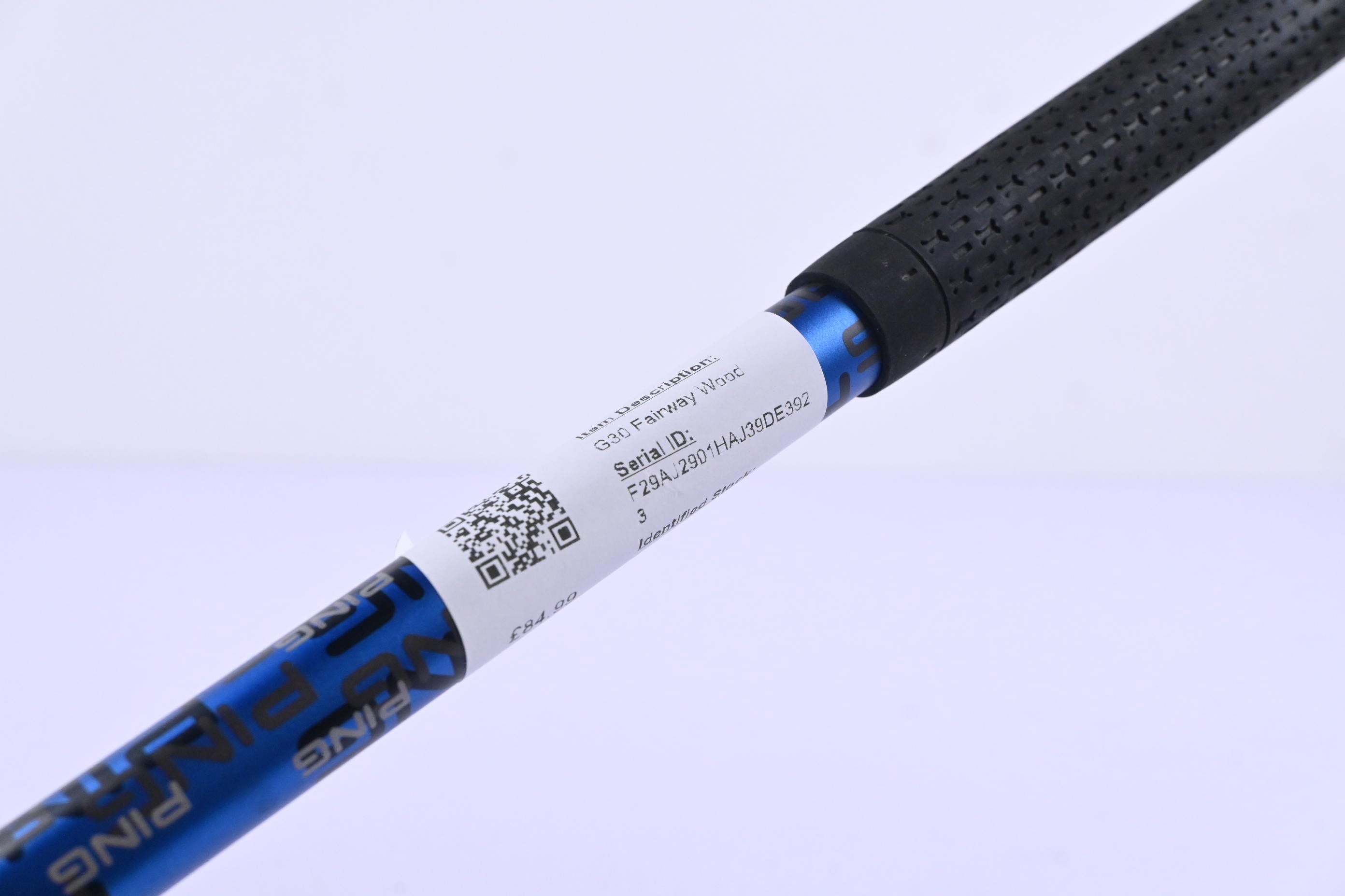 Left Hand Ping G30 #3 Wood / 14.5 Degree / Regular Flex Ping TFC 419 Shaft