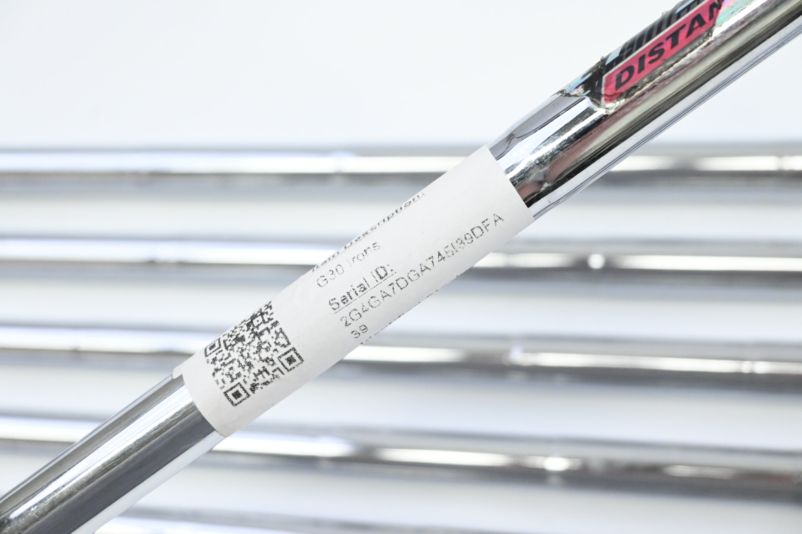 Ping G30 Irons / 5-PW / Black Dot / Regular Flex Ping CFS Distance Shafts