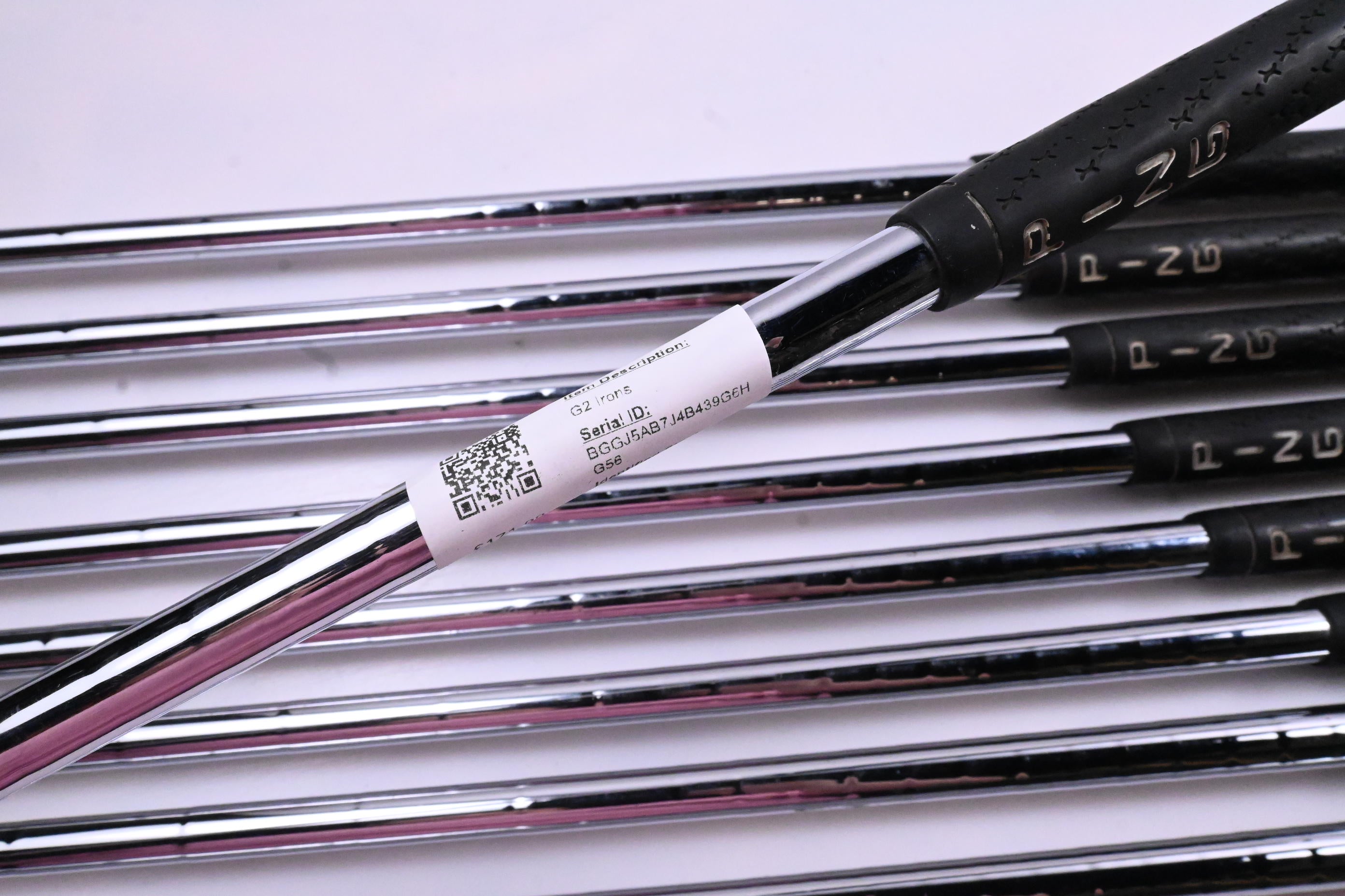 Ping G2 Irons / 3-PW+SW / Orange Dot / Stiff Flex Ping AWT Shafts