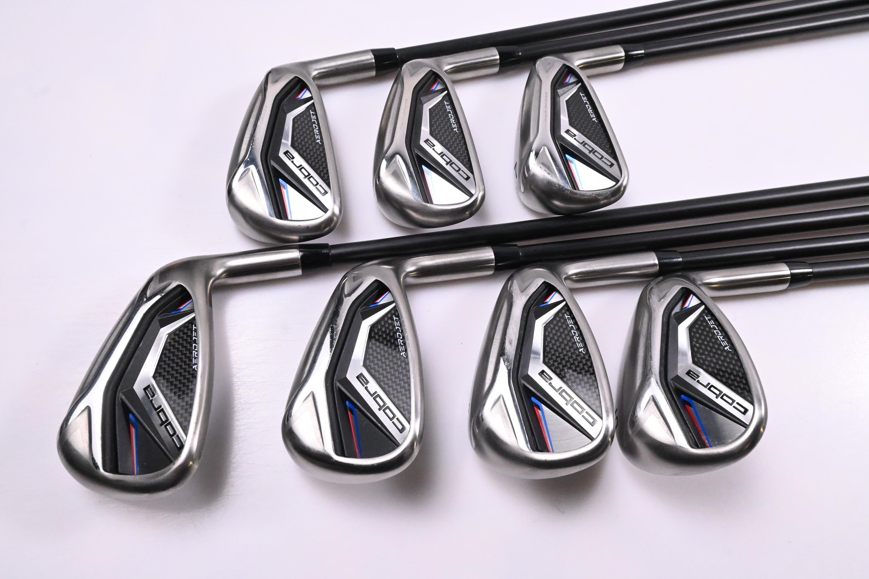 Cobra Aerojet Irons / 5-PW+SW / Senior Flex KBS PGI 65 Shafts
