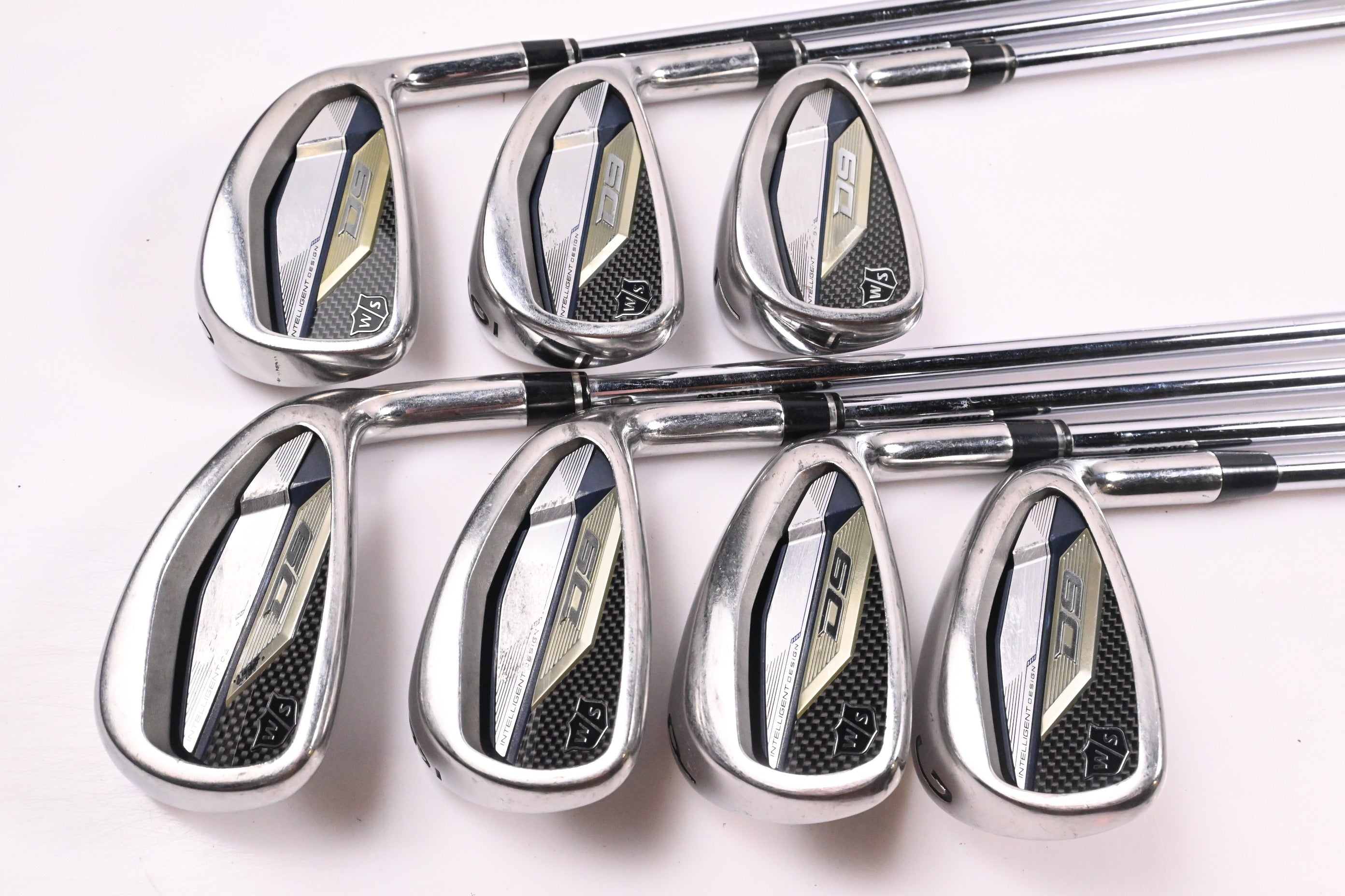 Wilson D9 Irons / 5-PW+GW / Uniflex KBS MAX Ultralite Shafts