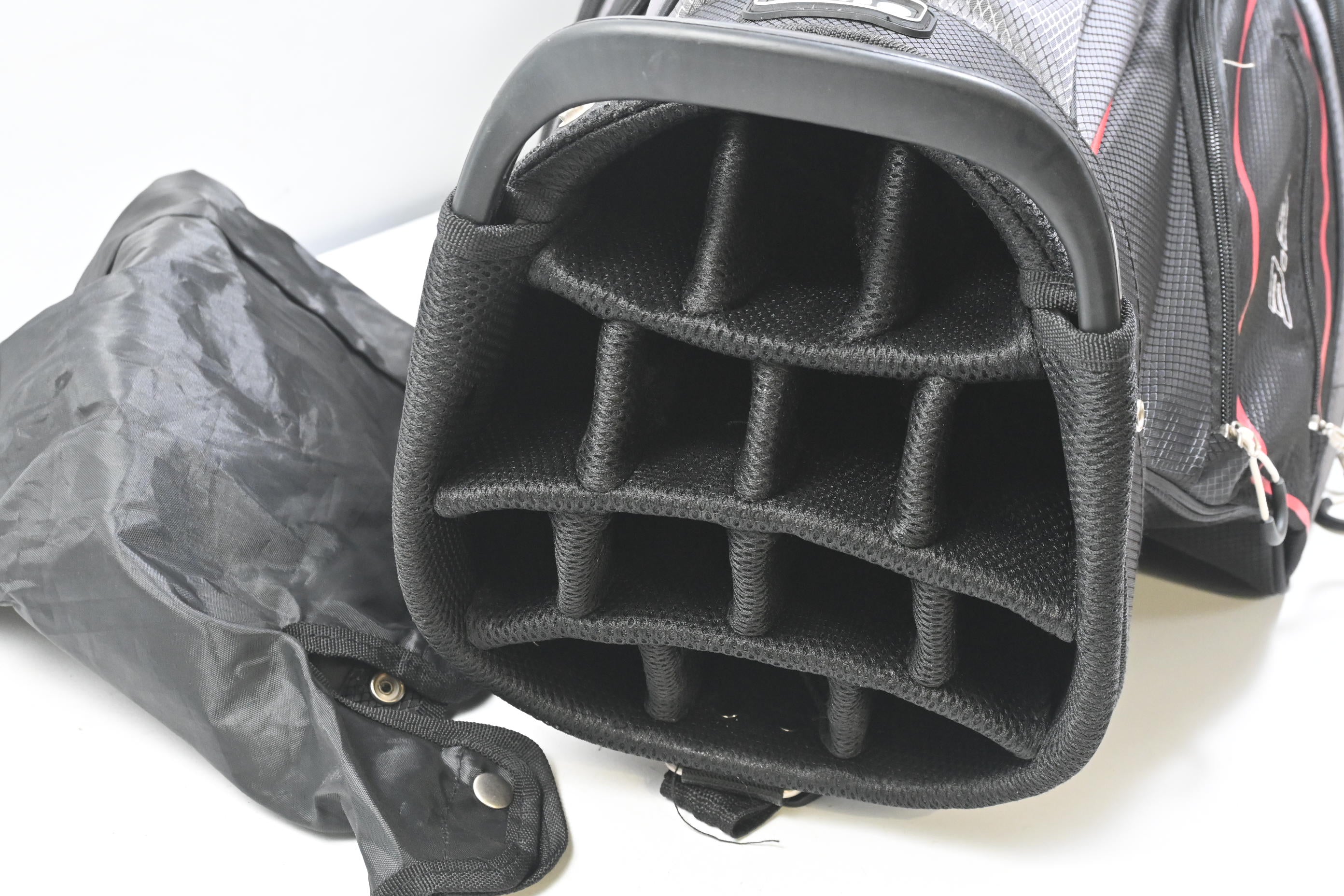 Fazer 3.5 Cart Bag / 14-Way Divider / Black, Grey & Red
