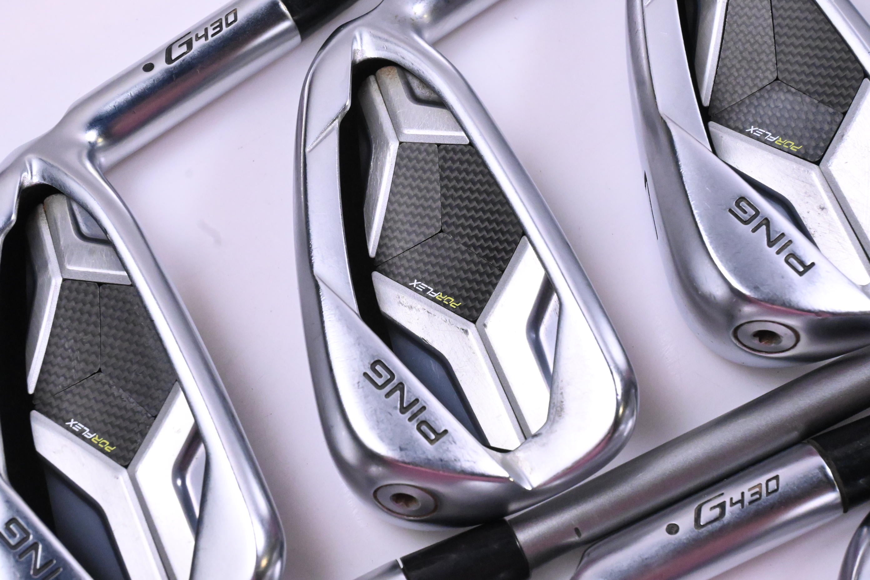 Ping G430 Irons / 5-PW+45°+50°+54° / Black Dot / Senior Flex Ping Alta Quick 45