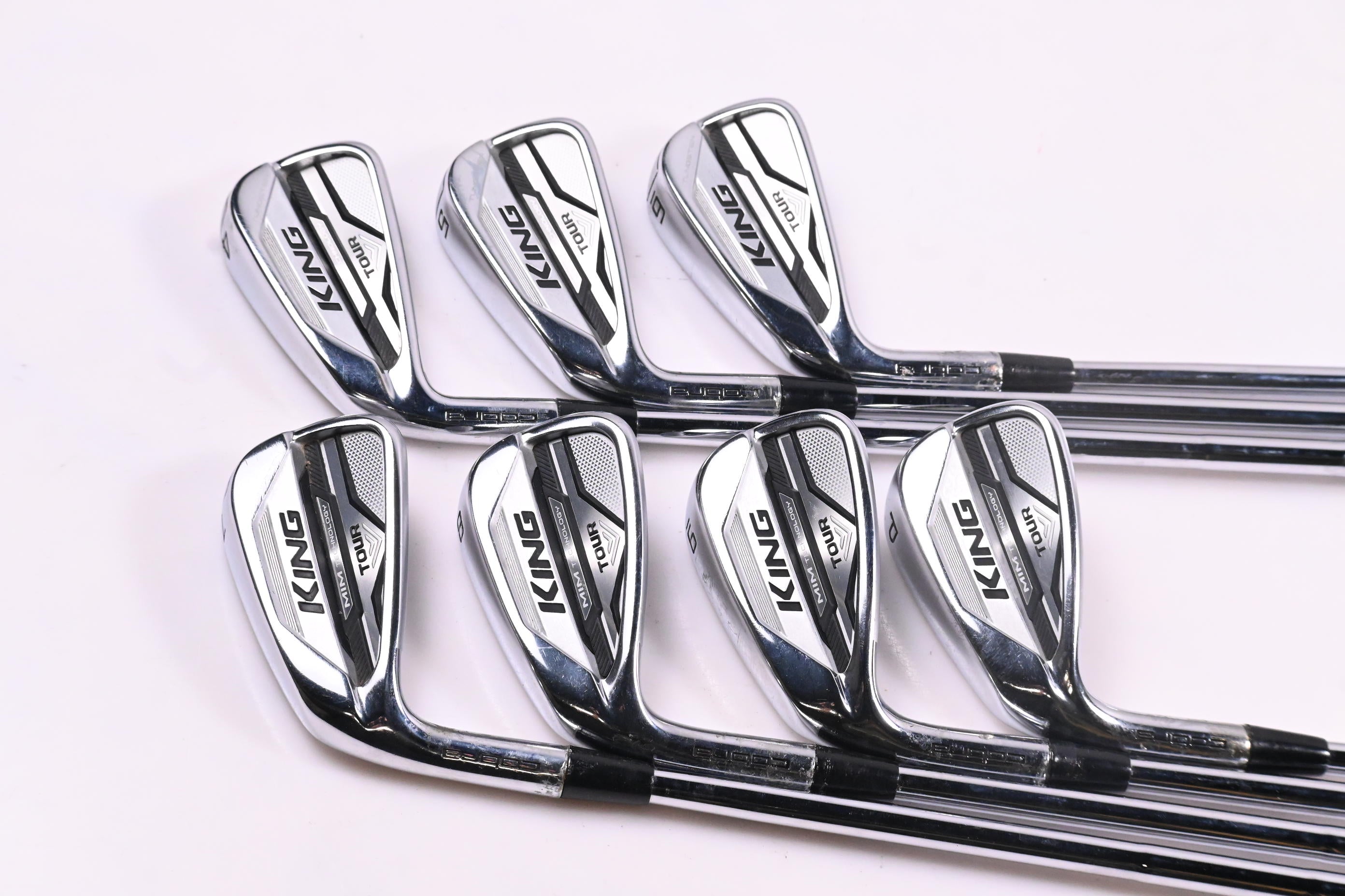 Left Hand Cobra King Tour 2020 Irons / 4-PW / X-Flex AMT Tour White X100 Shafts