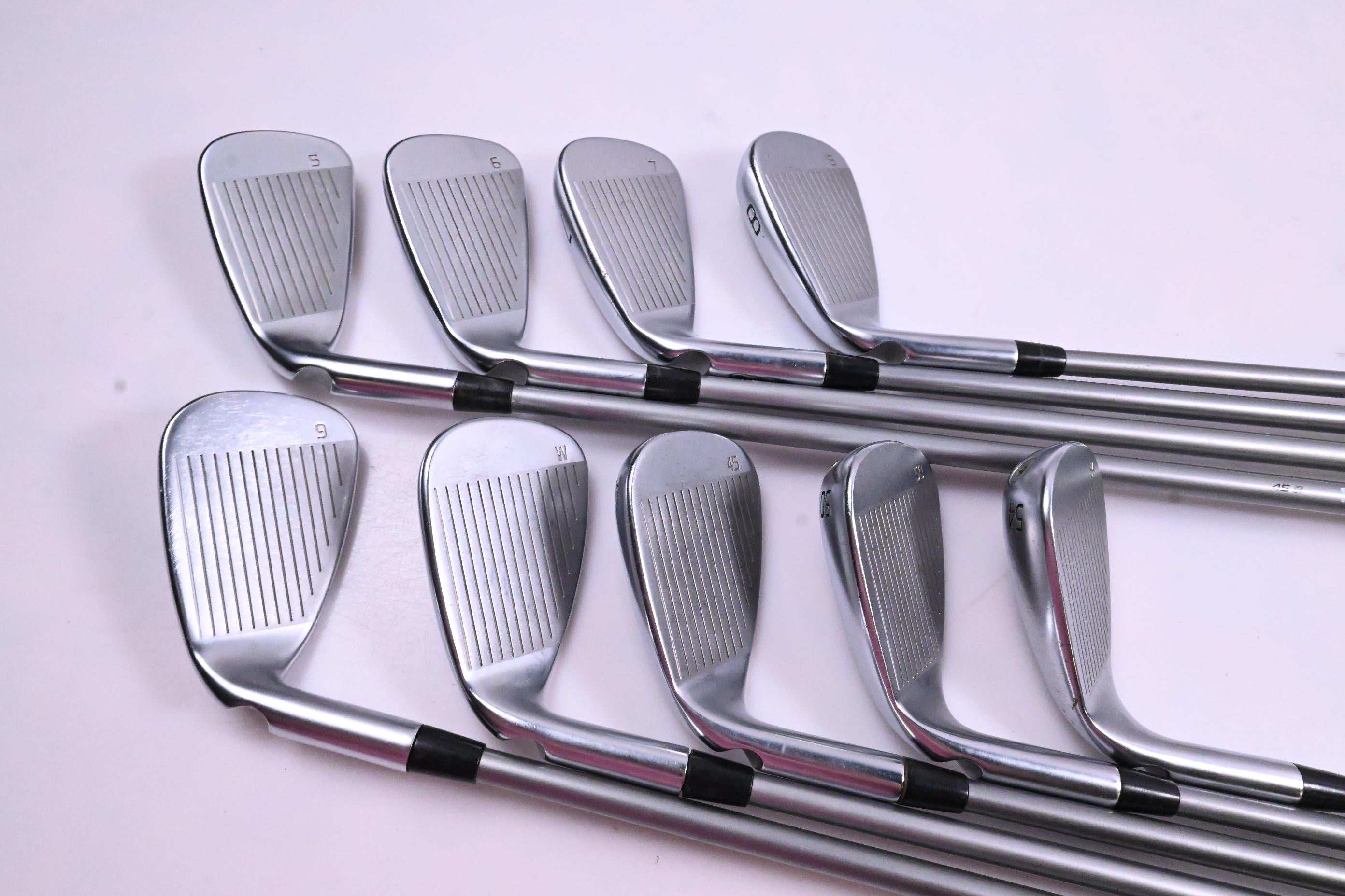 Ping G430 Irons / 5-PW+45°+50°+54° / Black Dot / Senior Flex Ping Alta Quick 45